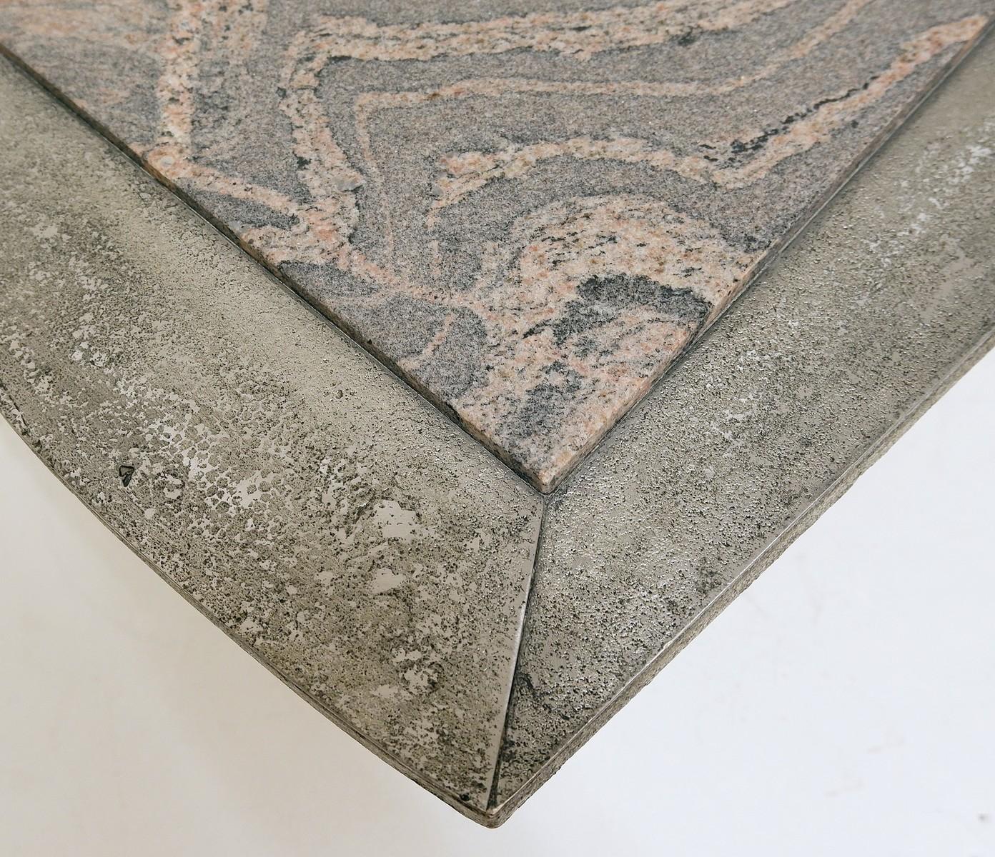 Brutalist Pia Manu coffee table.