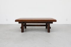 Brutalist Pierre Chapo Inspired Coffee Table