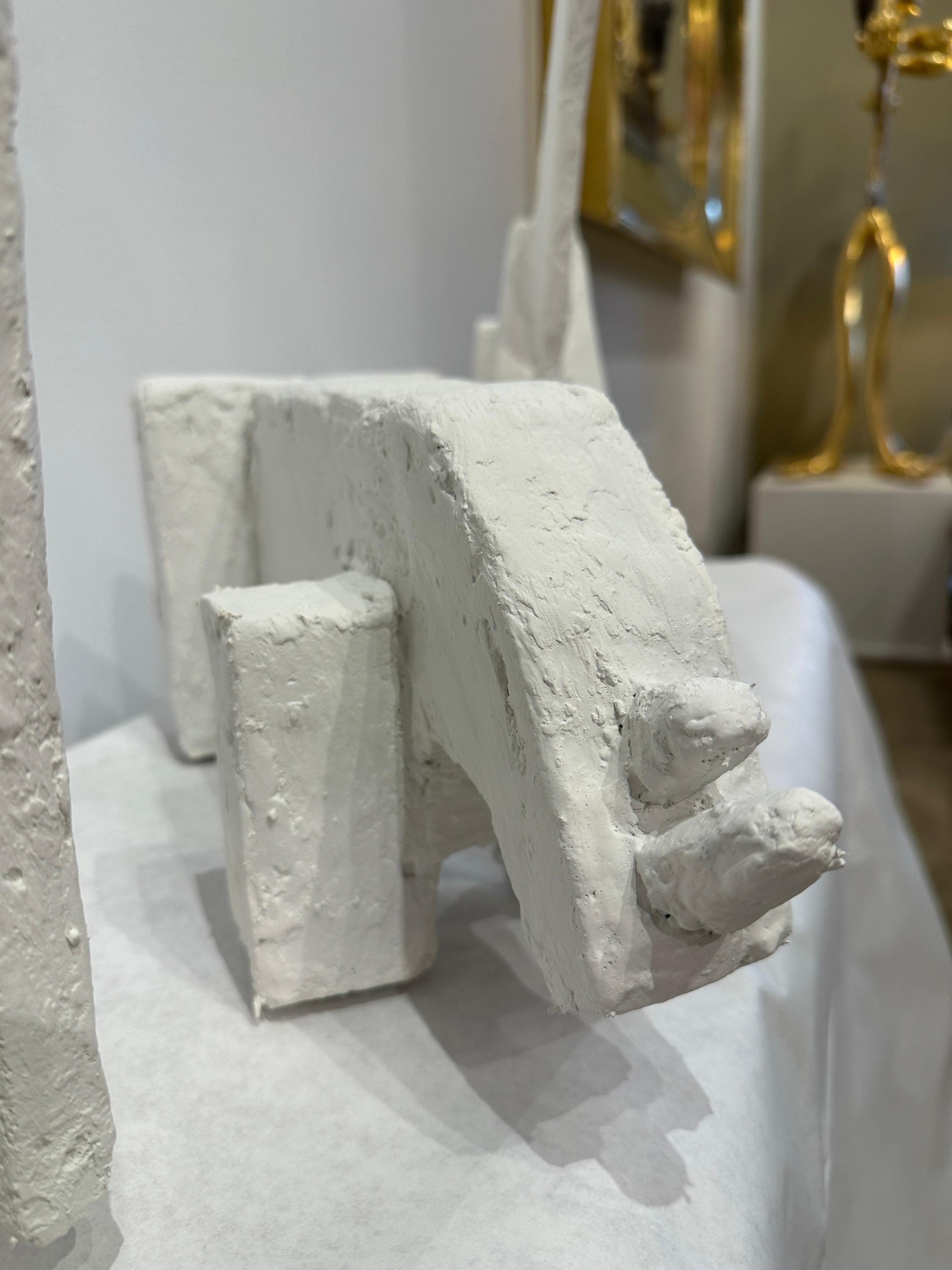 Brutalist Plaster Animal Sculptures, Italy, Set of 3 For Sale 3