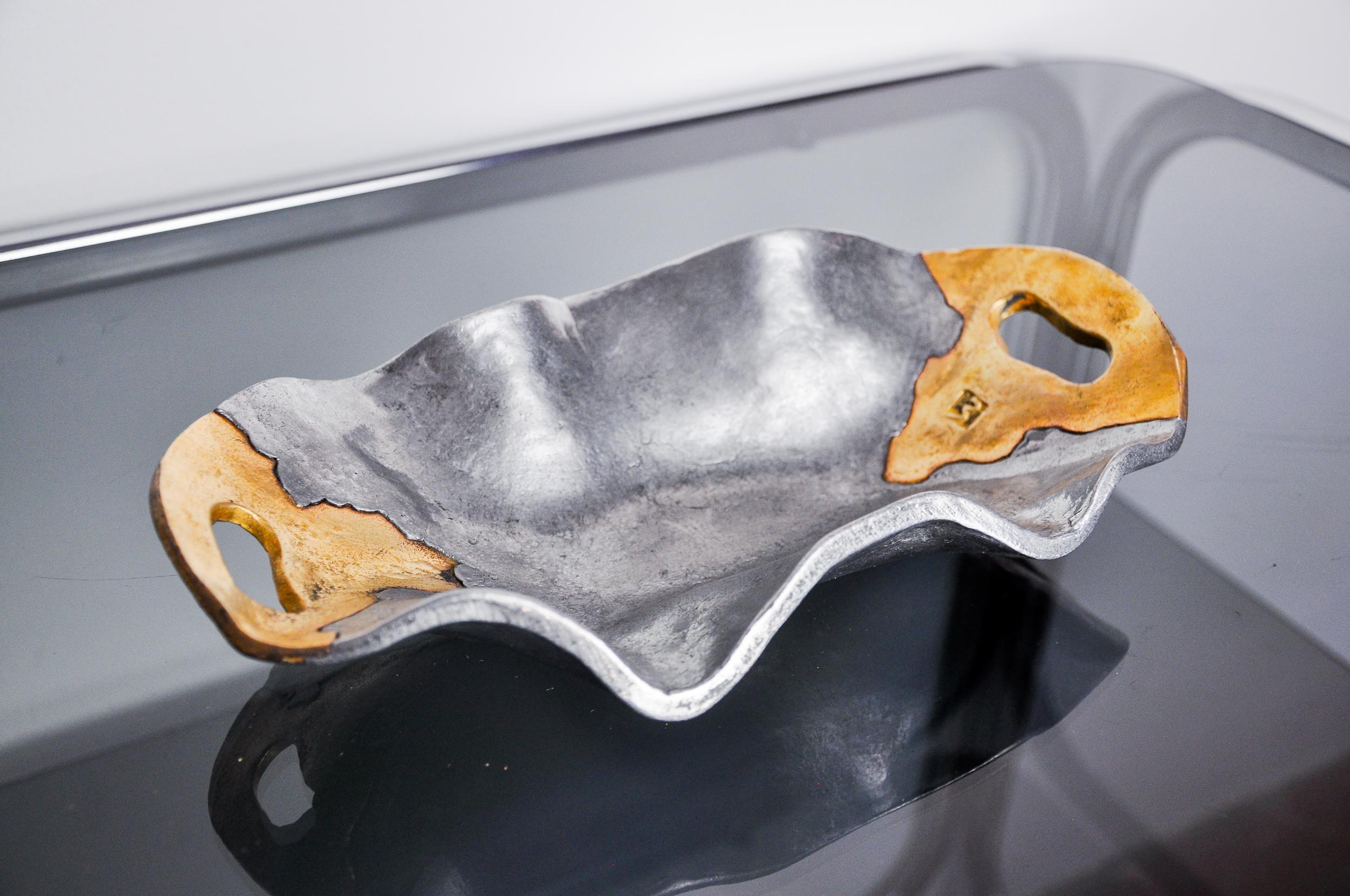 Spagnolo Svuotatasche brutalista di Arte3, Spagna, 1980 in vendita