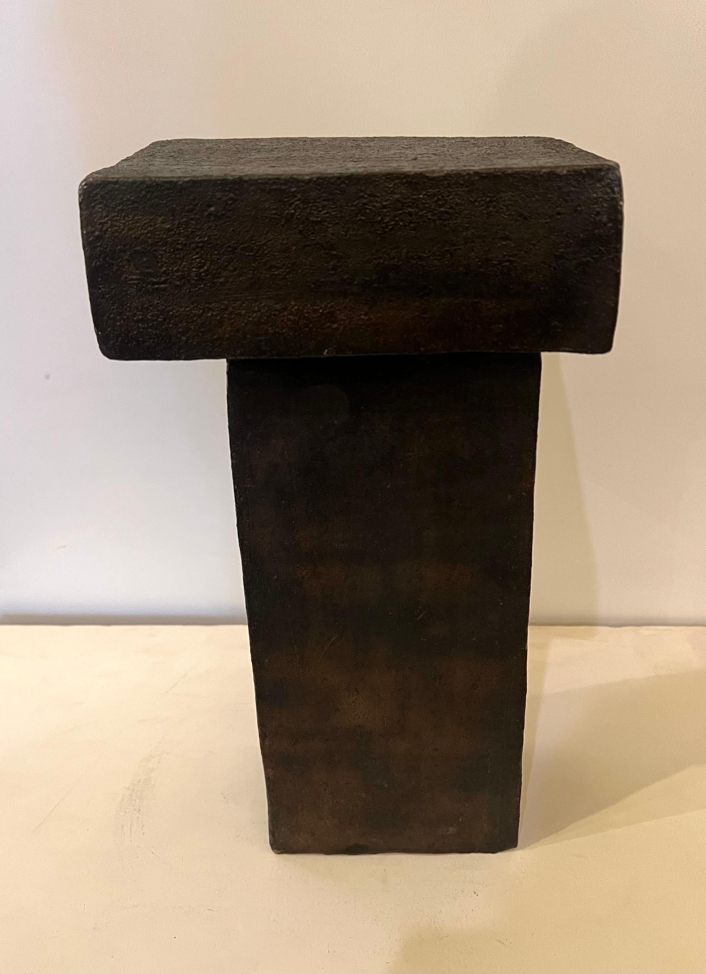 Post-Modern Brutalist Post Modern Ceramic Sculpture For Sale