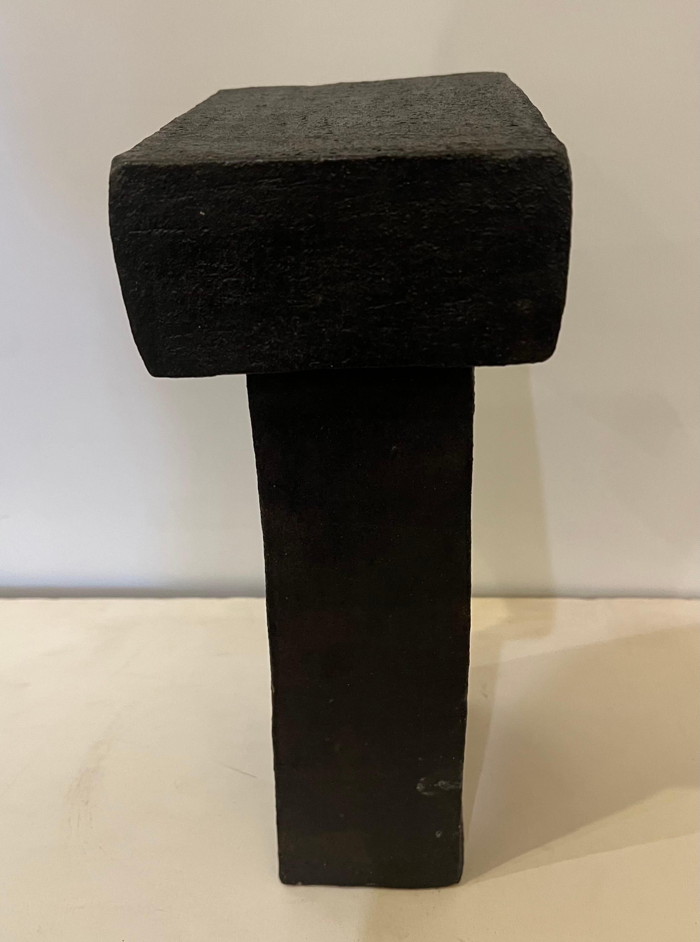 20th Century Brutalist Post Modern Ceramic Sculpture For Sale