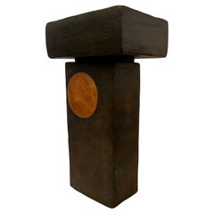 Escultura Cerámica Brutalista Postmoderna