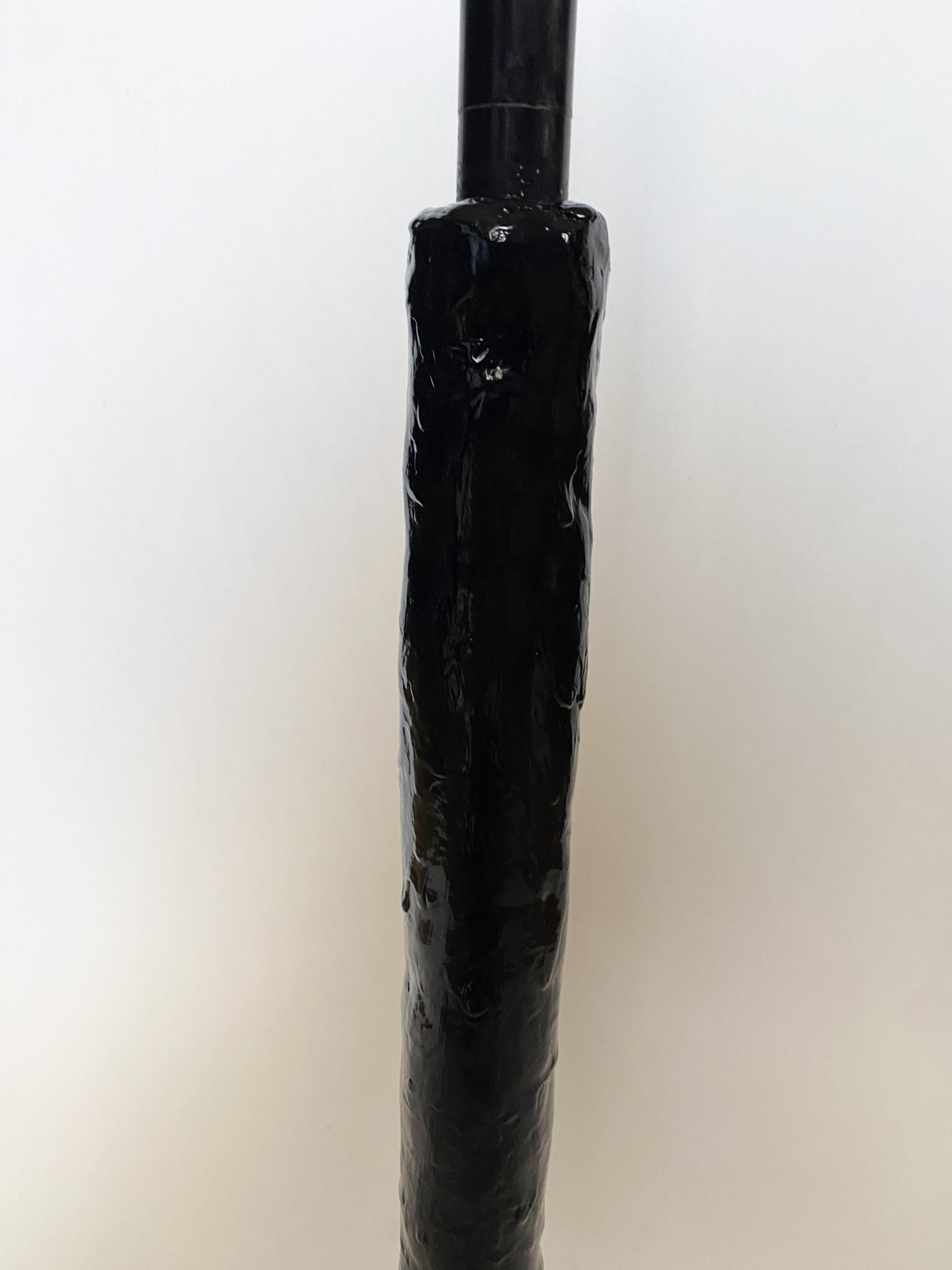 French Brutalist Postmodern Candlestick by Jonathan Christian, France, 2024. For Sale