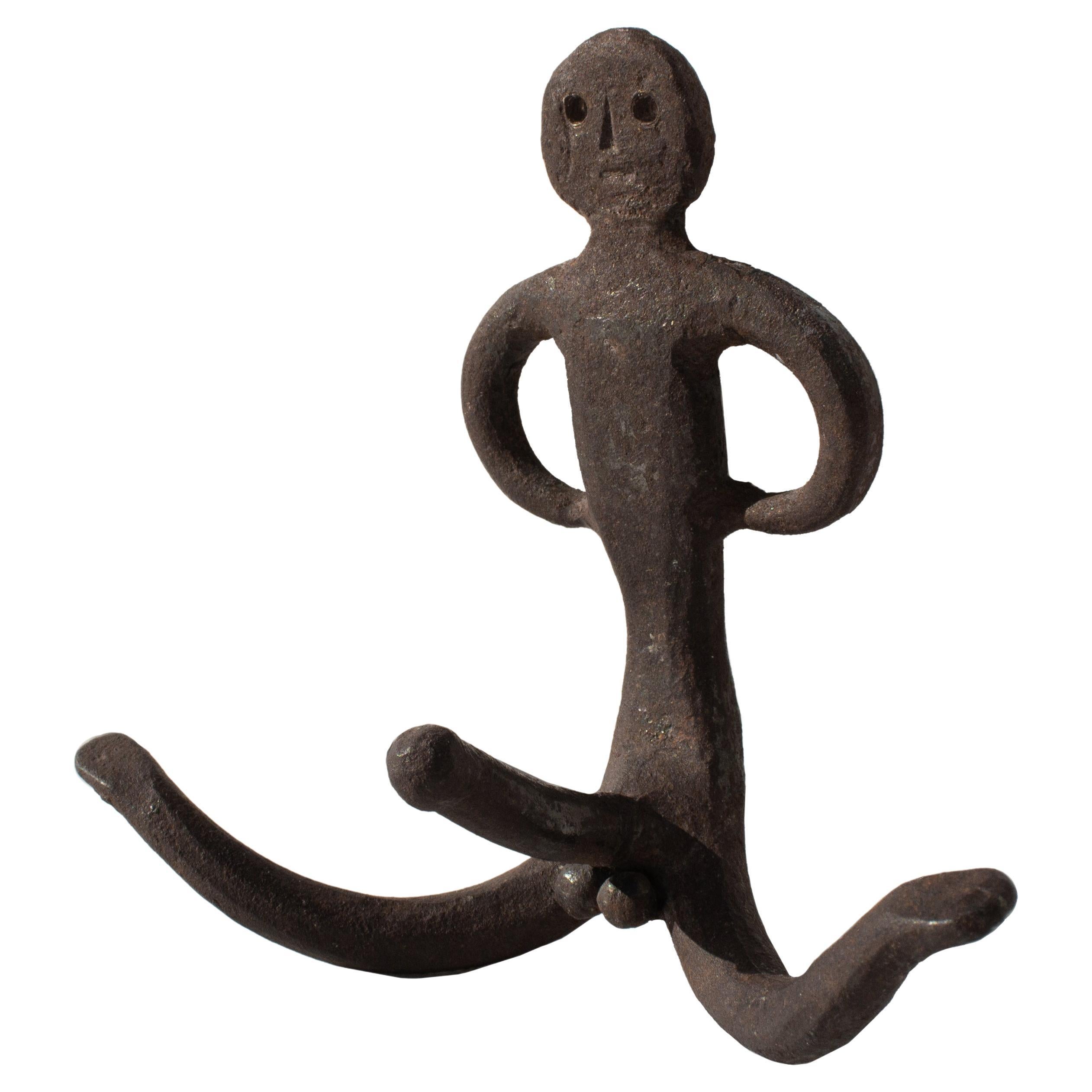 Brutalist Provocative Towel Hanger by Swedish Artist Erik Höglund (Hoglund)  For Sale