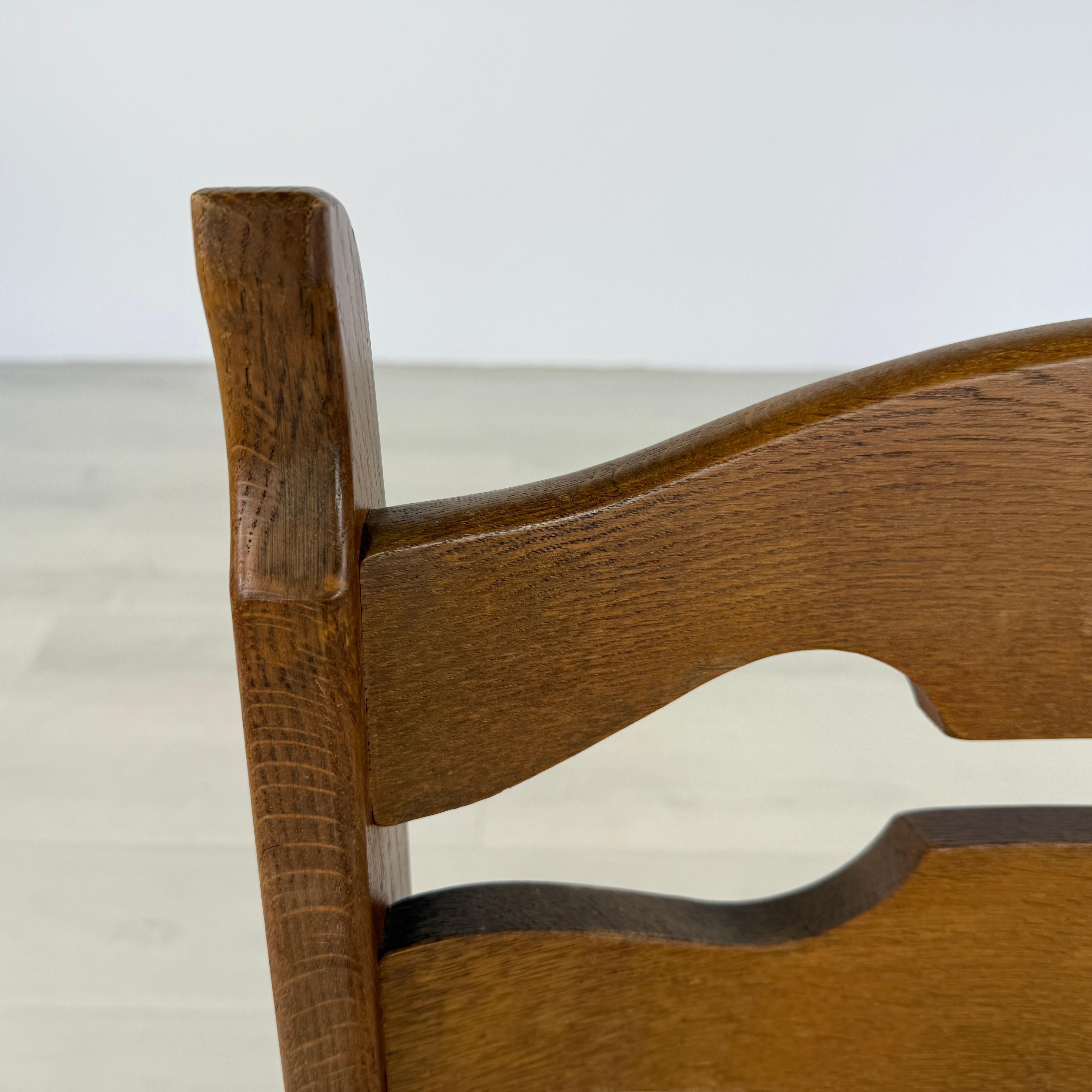 Brutalist Razor Blade Dining Chairs – Set of 4 For Sale 4