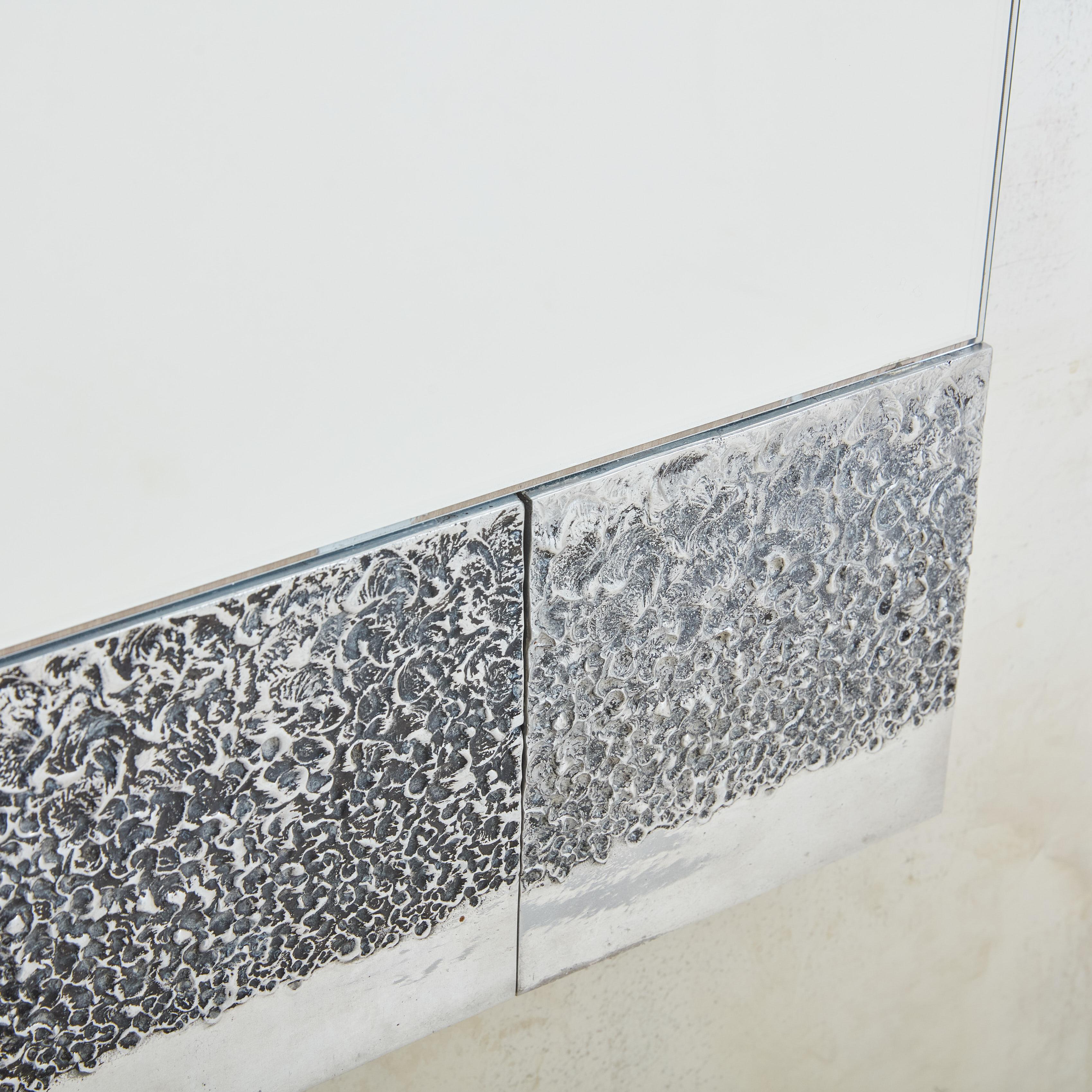 Miroir rectangulaire brutaliste dans le style de Bianca Garinei en vente 5