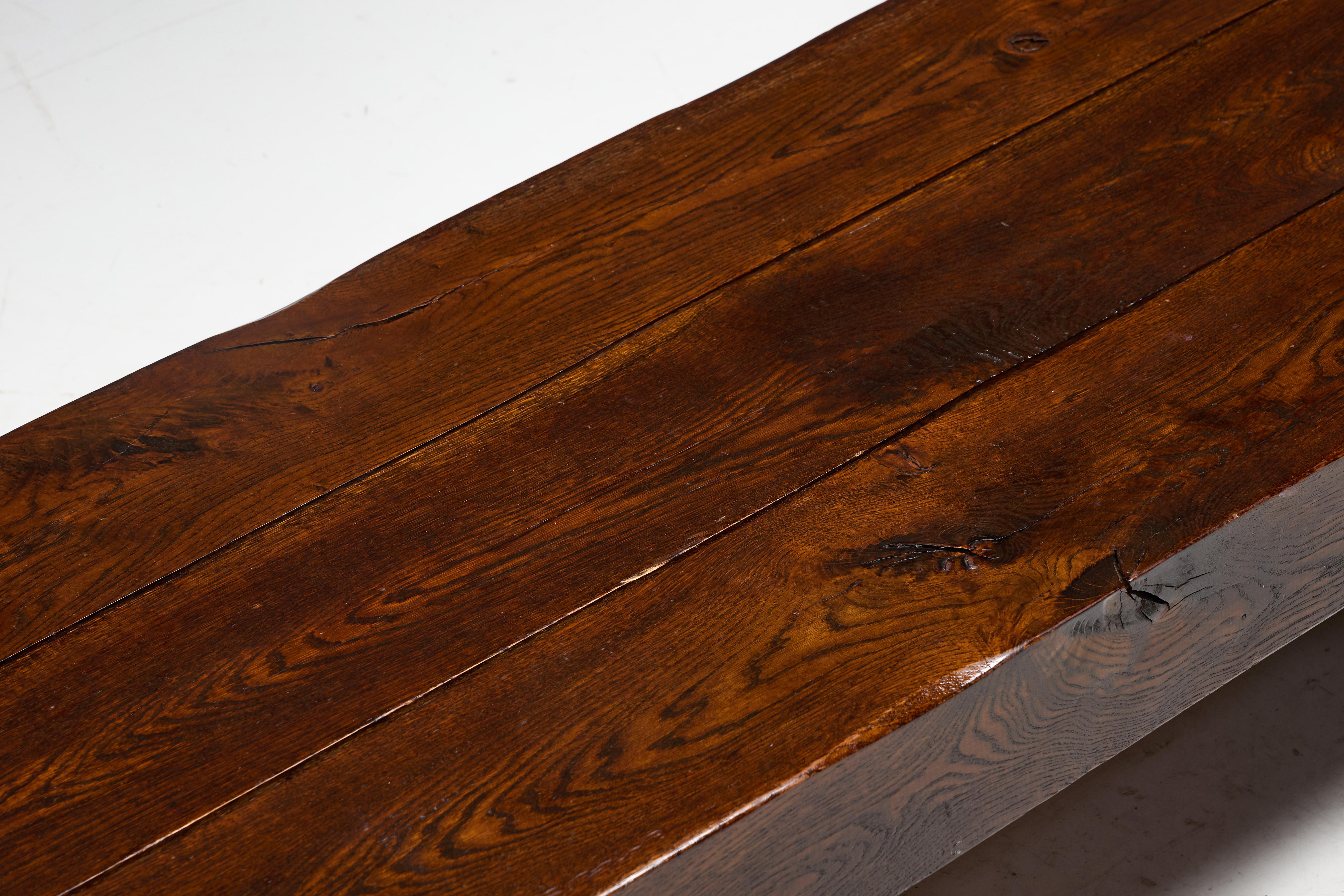 Brutalist Rectangular Coffee Table, France, 1950s In Good Condition For Sale In Antwerp, BE