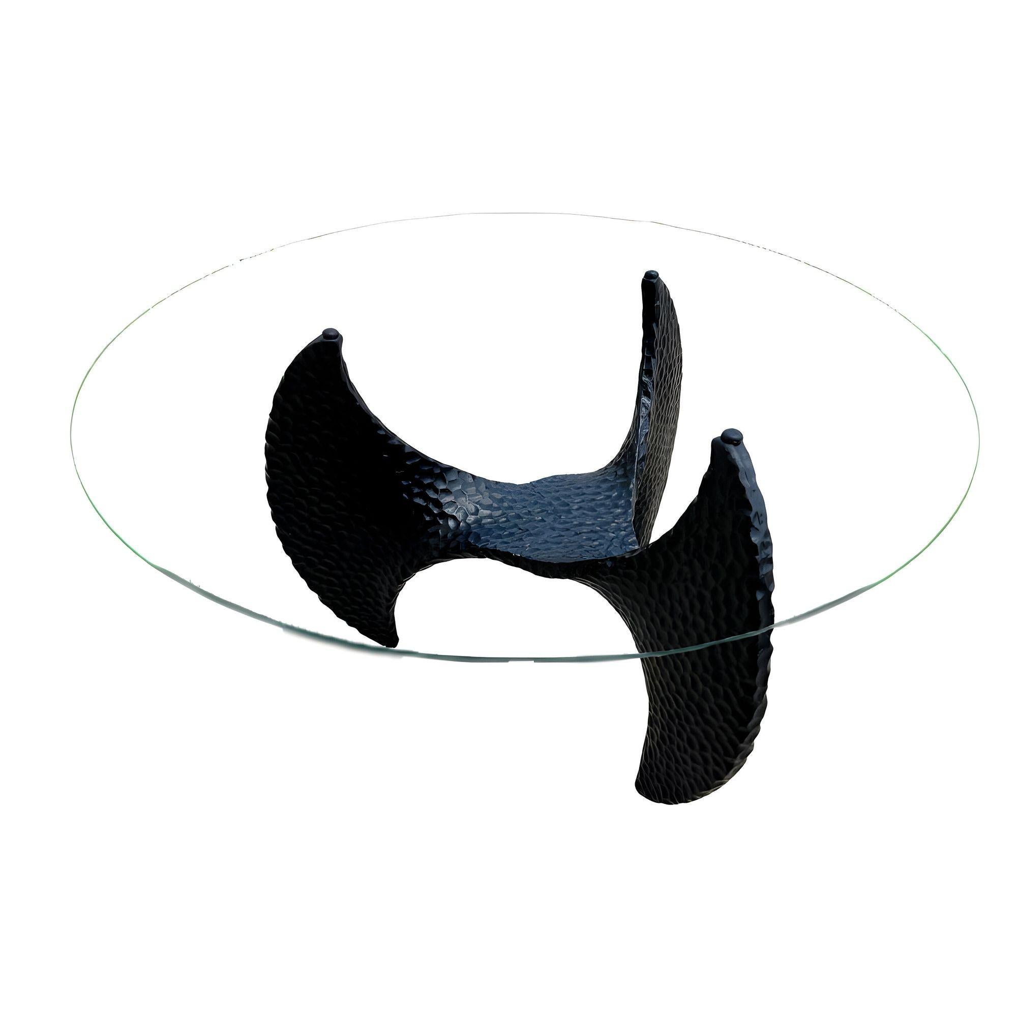 Brutalist Resin Coffee Table Base by Universal Statuary Corp , 1970 In Excellent Condition For Sale In Van Nuys, CA