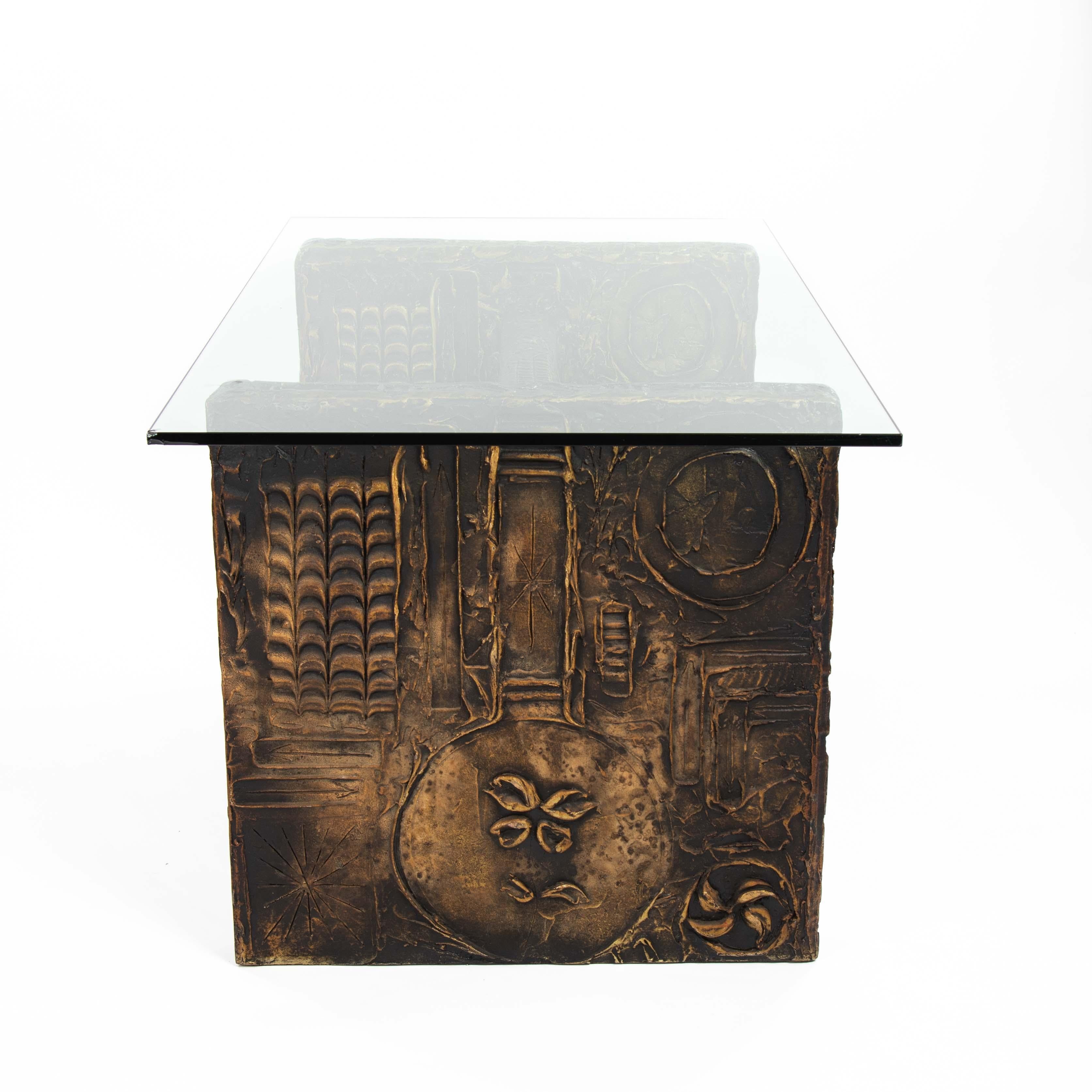 Brutalist Resin Dining Table GOOP by Adrian Pearsall for Craft Associates 1970s 4