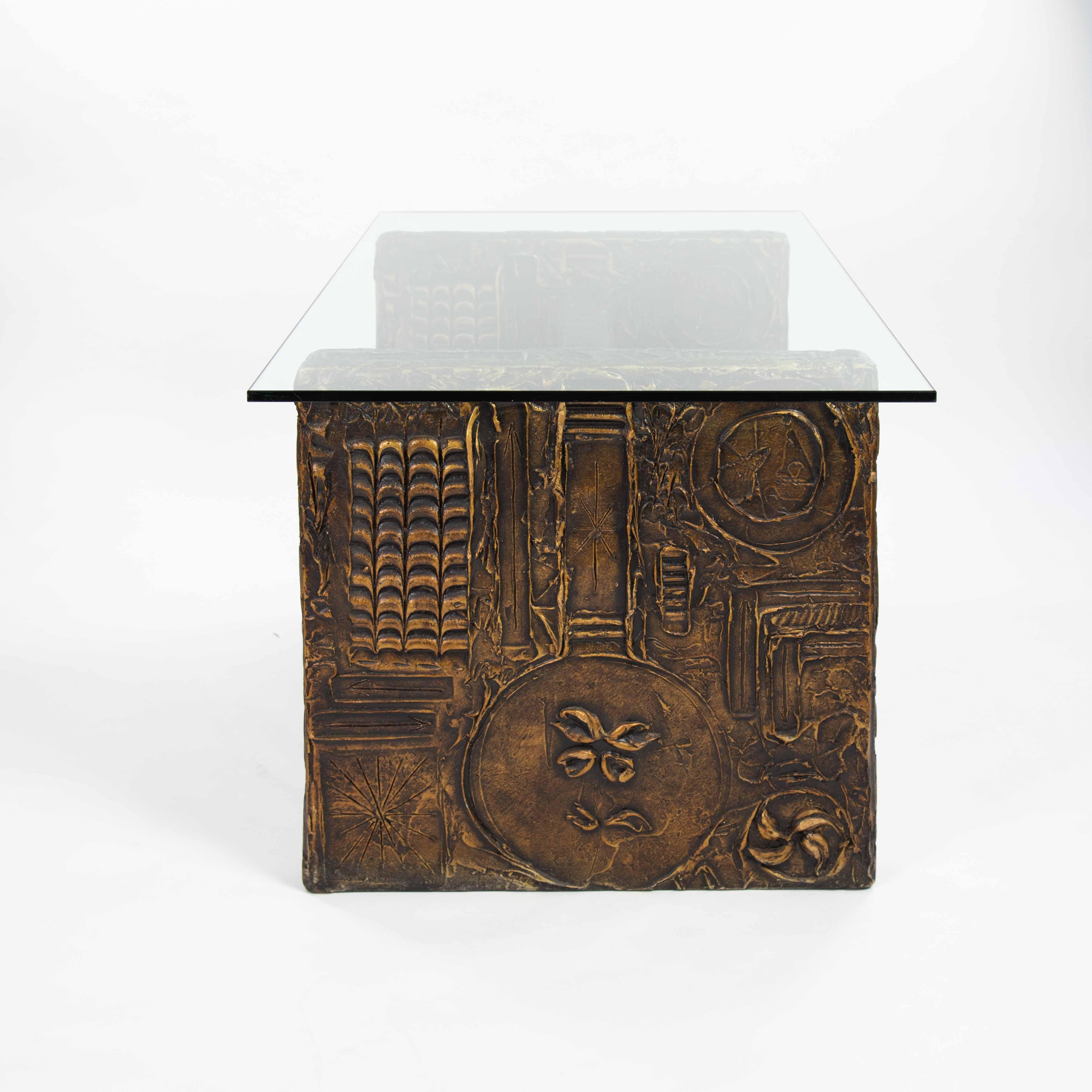 Hand-Crafted Brutalist Resin Dining Table GOOP by Adrian Pearsall for Craft Associates 1970s