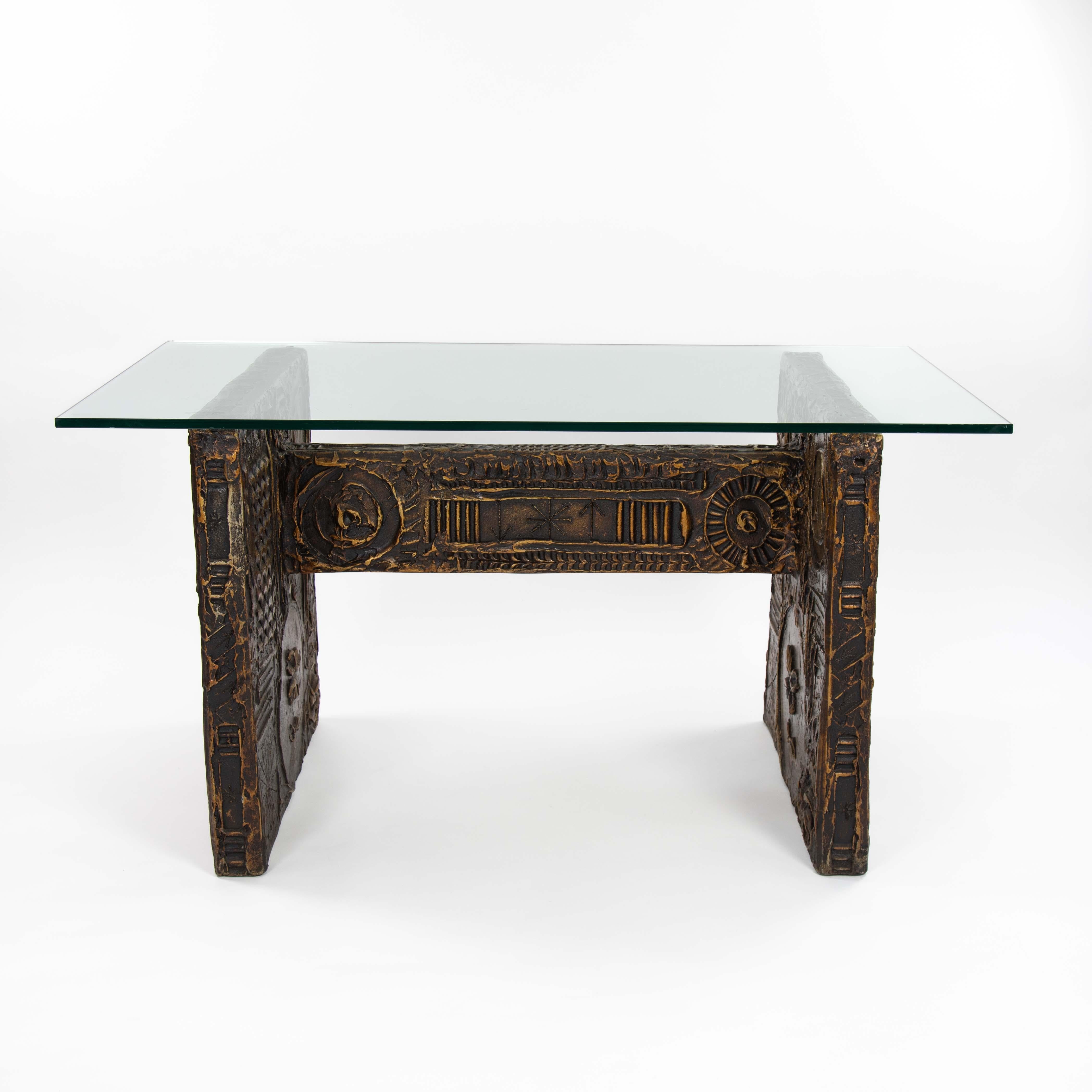 Brutalist Resin Dining Table GOOP by Adrian Pearsall for Craft Associates 1970s 1