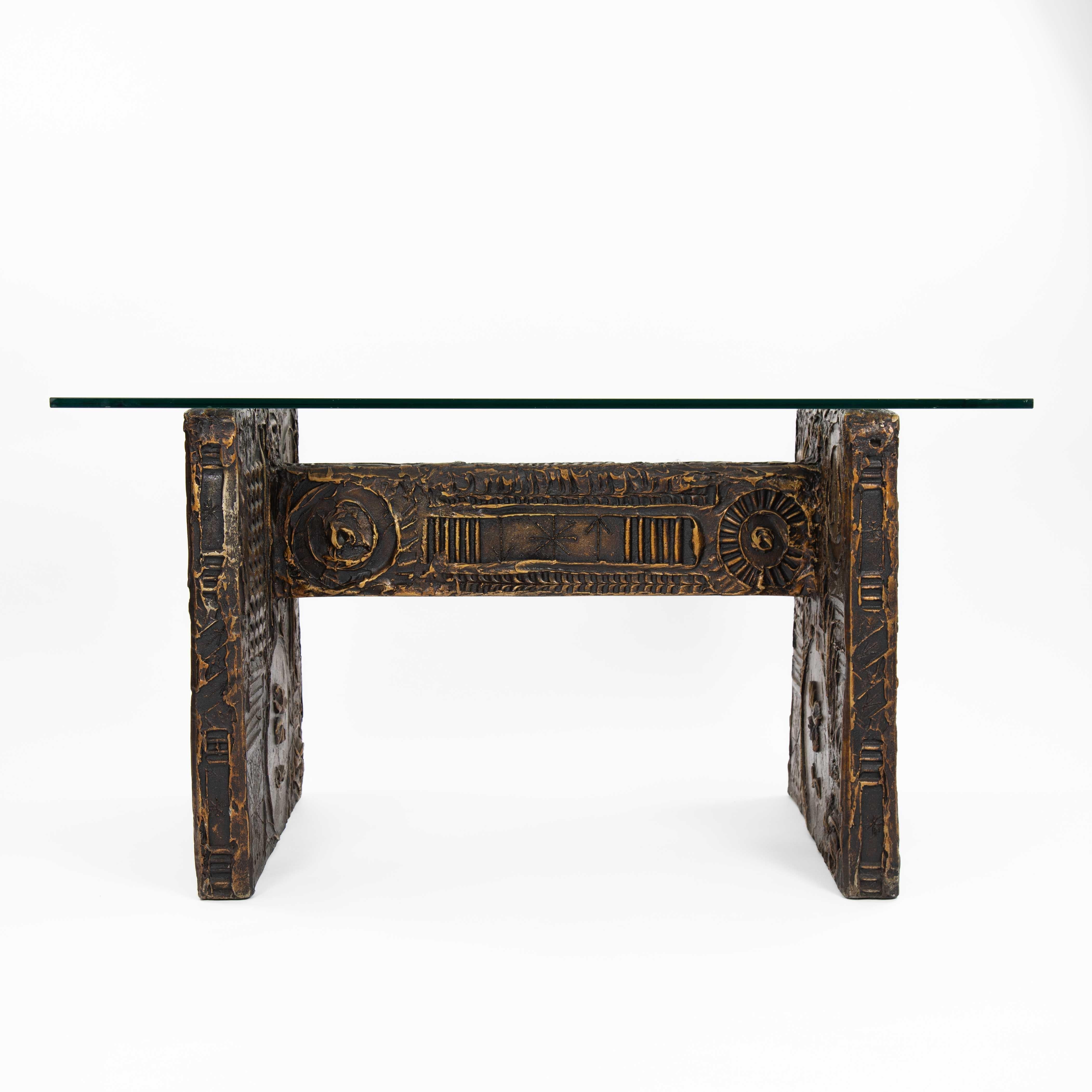 Brutalist Resin Dining Table GOOP by Adrian Pearsall for Craft Associates 1970s 2