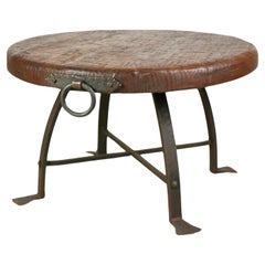 Table Basse Ronde Fer Forgé - 190 en vente sur 1stDibs