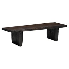 Brutalist Rustic Coffee Table - Late 18th Century