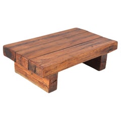 Brutalist Rustic Coffee Table or Cocktail Table, 1960s