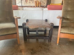 Brutalist Rustic Stone Table, France, 1940s