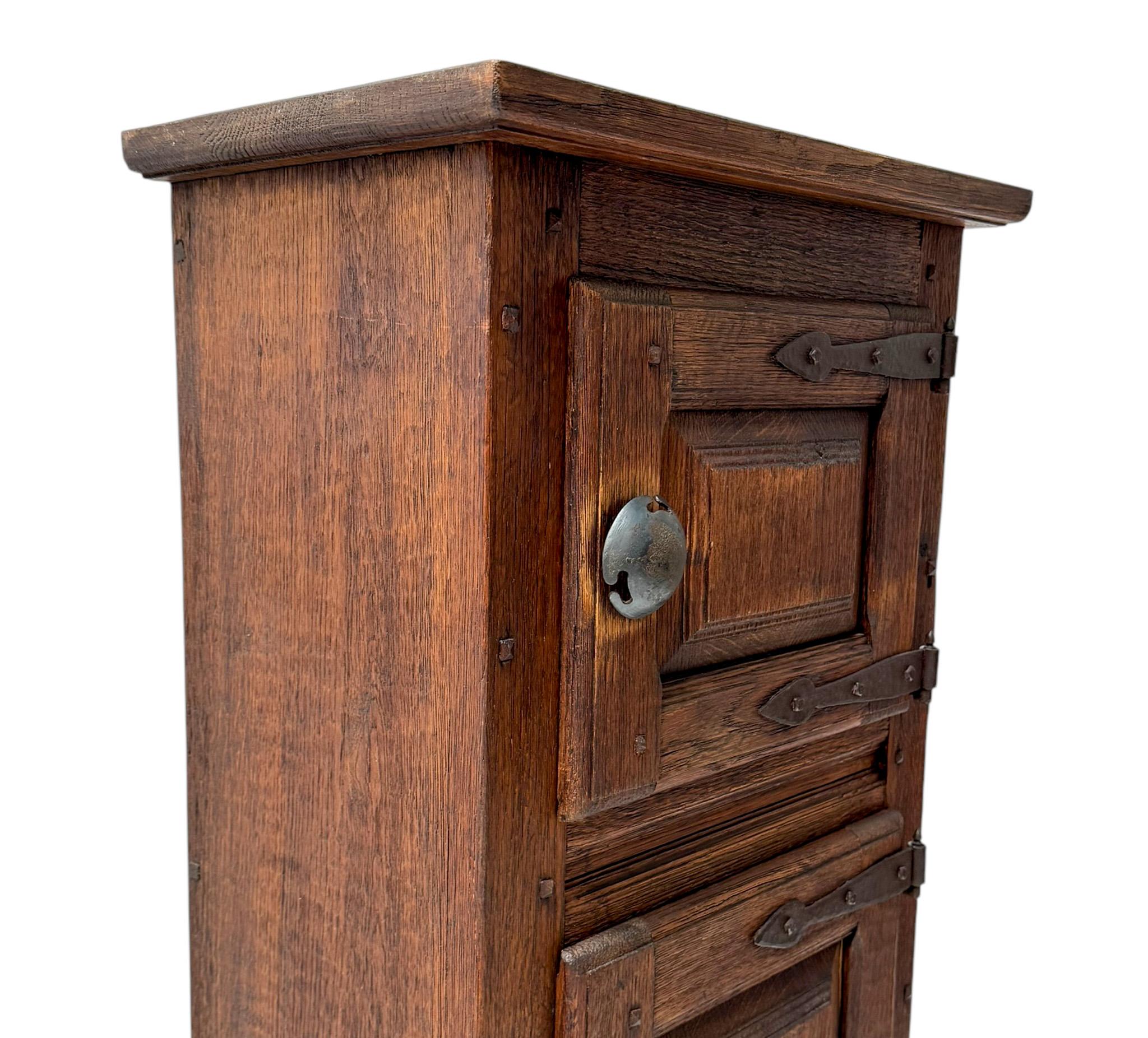 Brutalist Rustic Wabi Sabi Cupboard, 1970s For Sale 4
