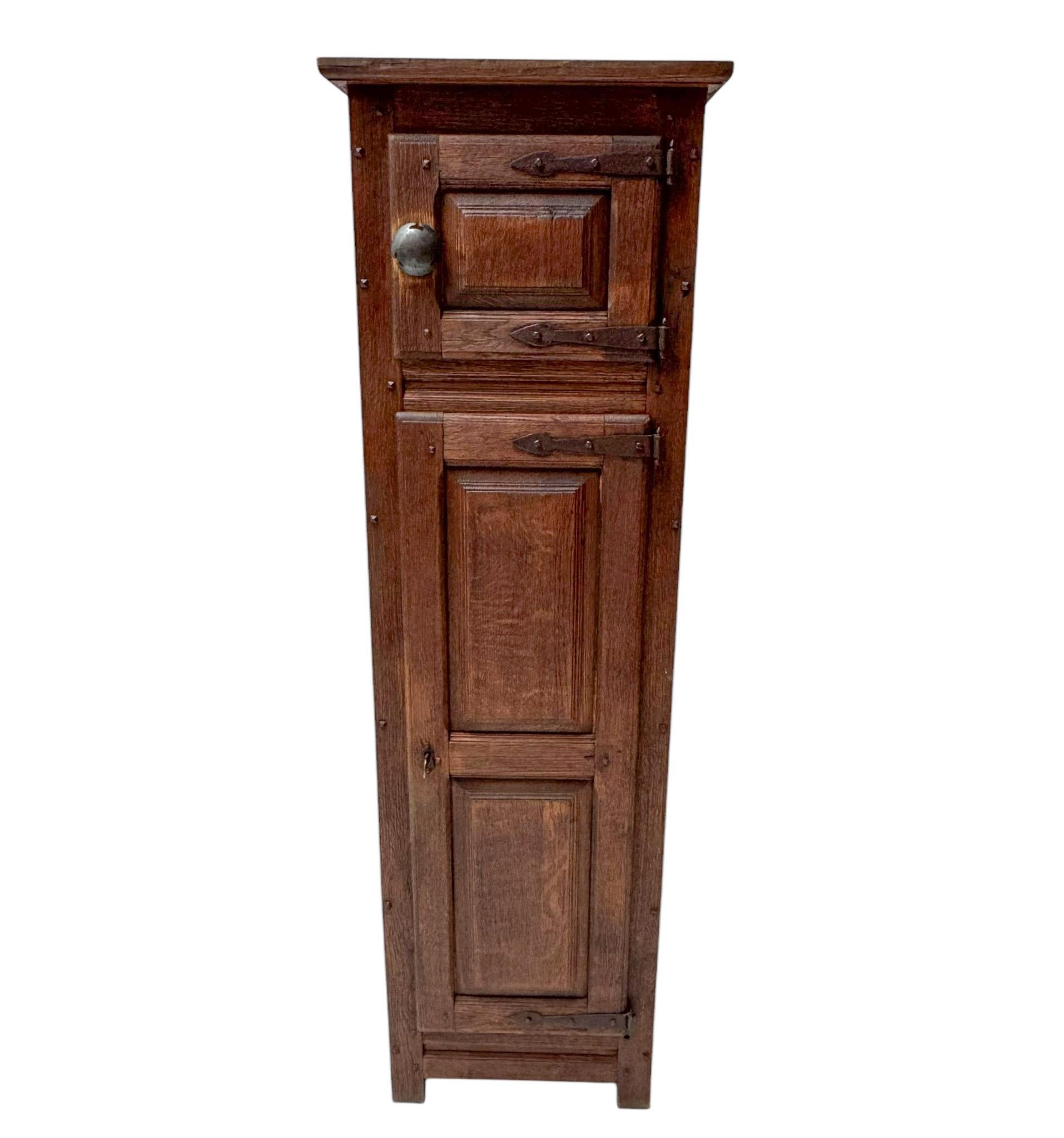 Dutch Brutalist Rustic Wabi Sabi Cupboard, 1970s For Sale