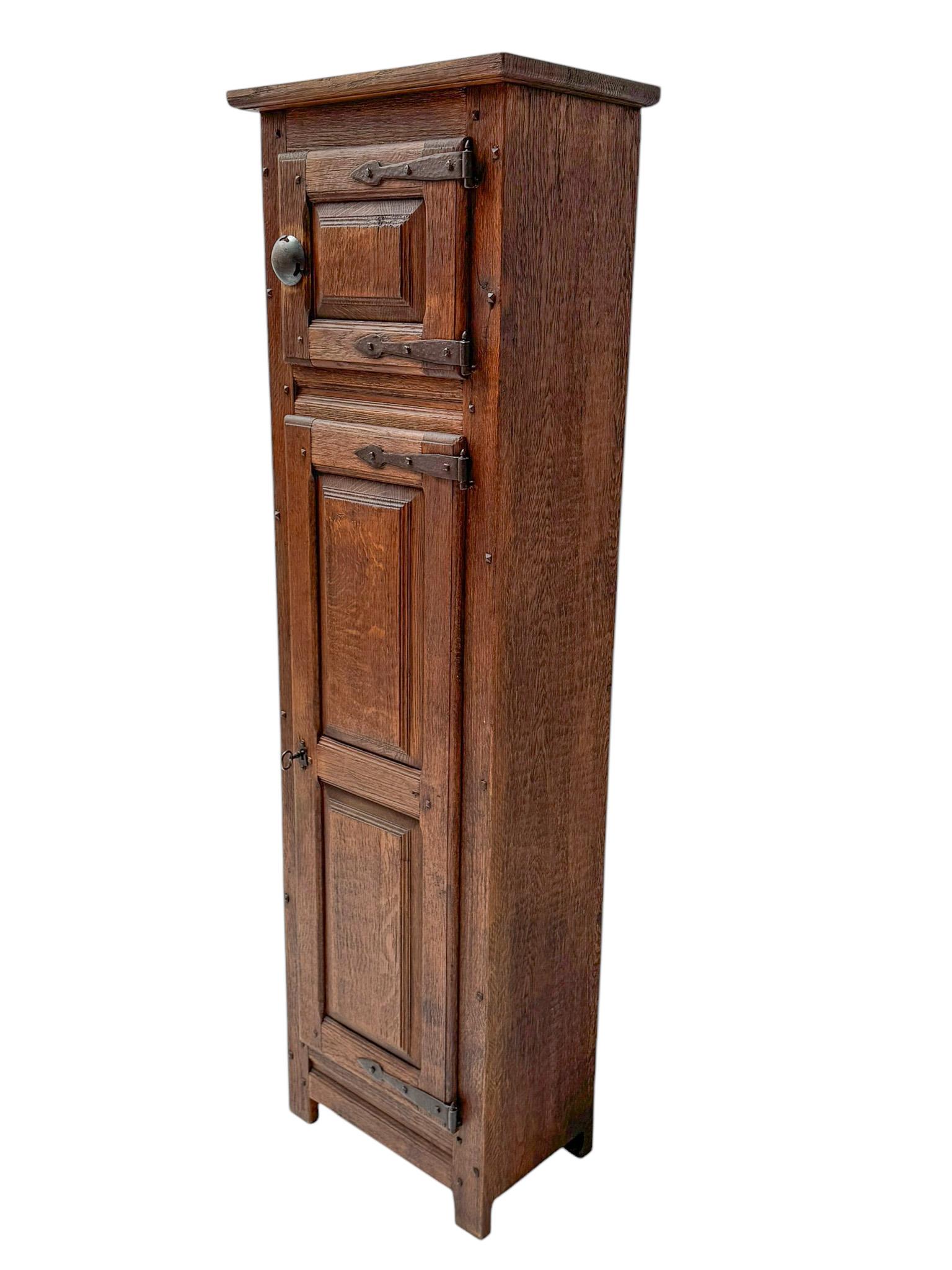 Brutalist Rustic Wabi Sabi Cupboard, 1970s In Good Condition For Sale In Amsterdam, NL