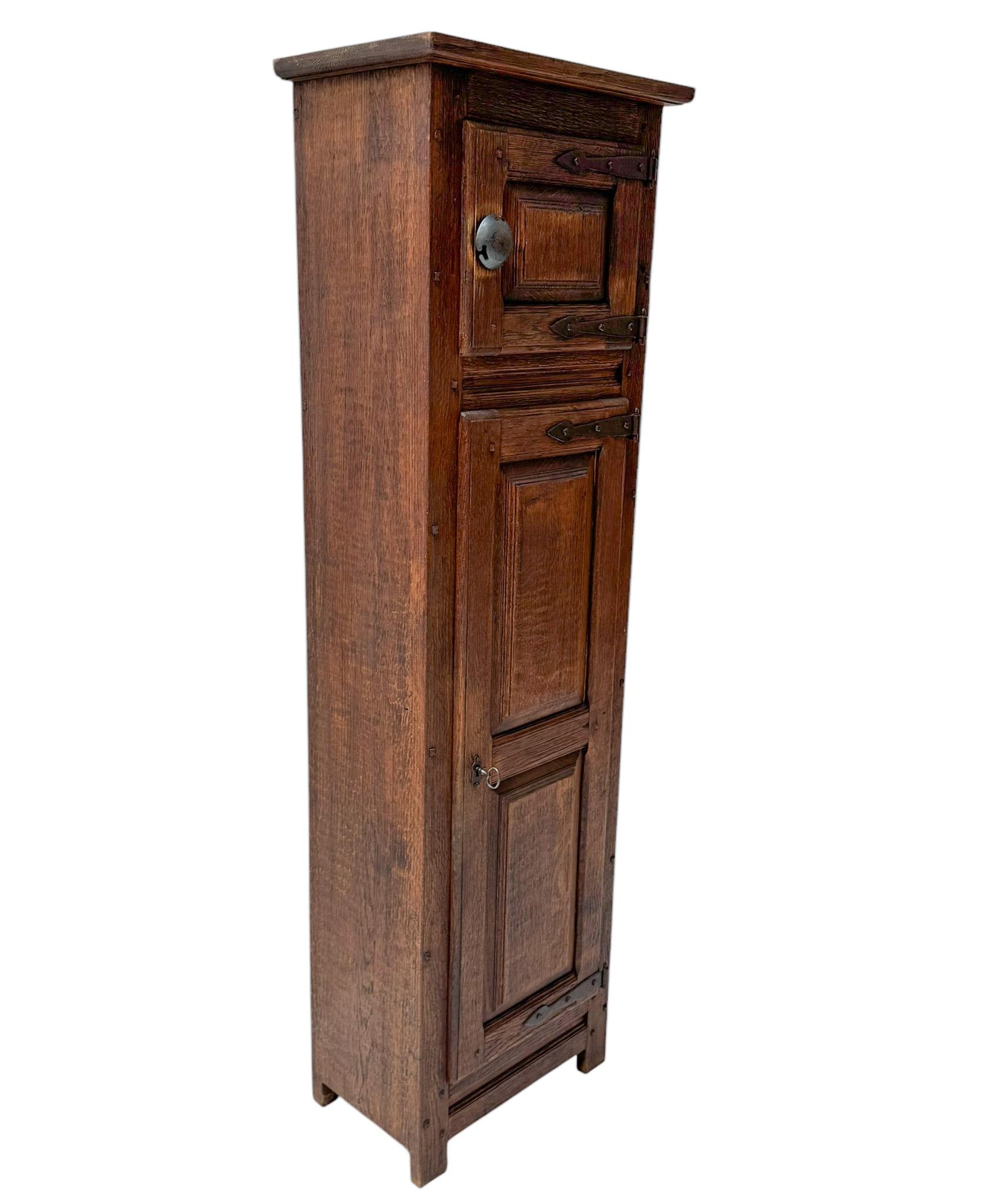 Late 20th Century Brutalist Rustic Wabi Sabi Cupboard, 1970s For Sale