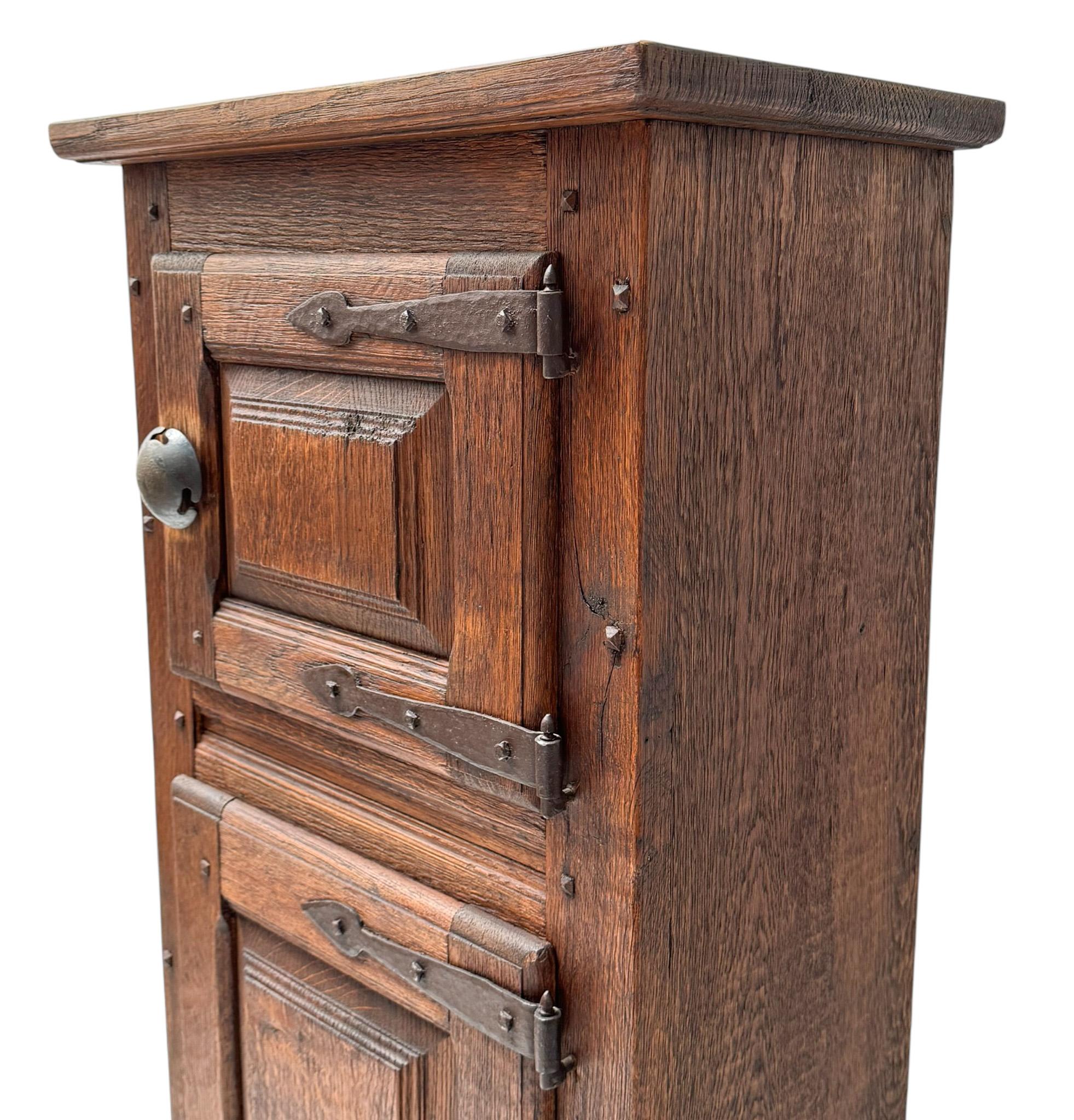 Brutalist Rustic Wabi Sabi Cupboard, 1970s For Sale 3