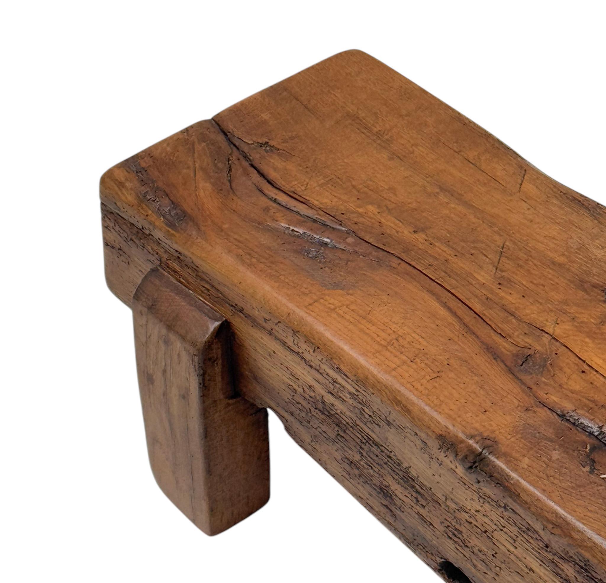 Table d'appoint brutaliste et rustique Wabi Sabi, 1970 en vente 6