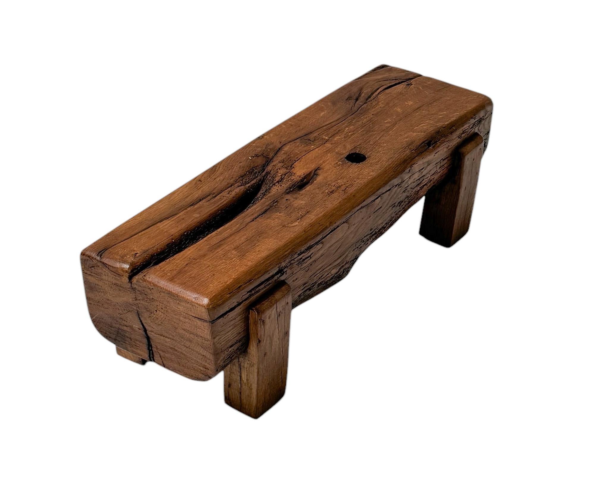 Néerlandais Table d'appoint brutaliste et rustique Wabi Sabi, 1970 en vente