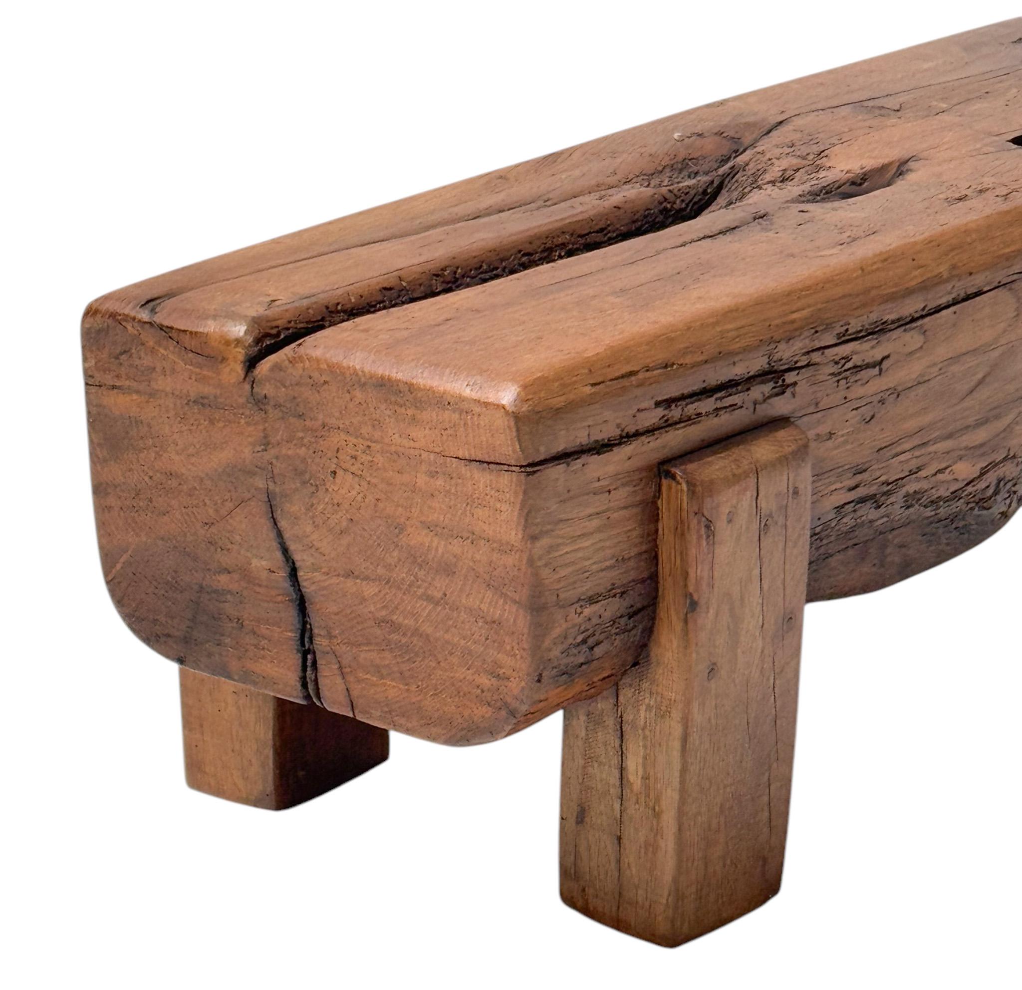 Table d'appoint brutaliste et rustique Wabi Sabi, 1970 en vente 2