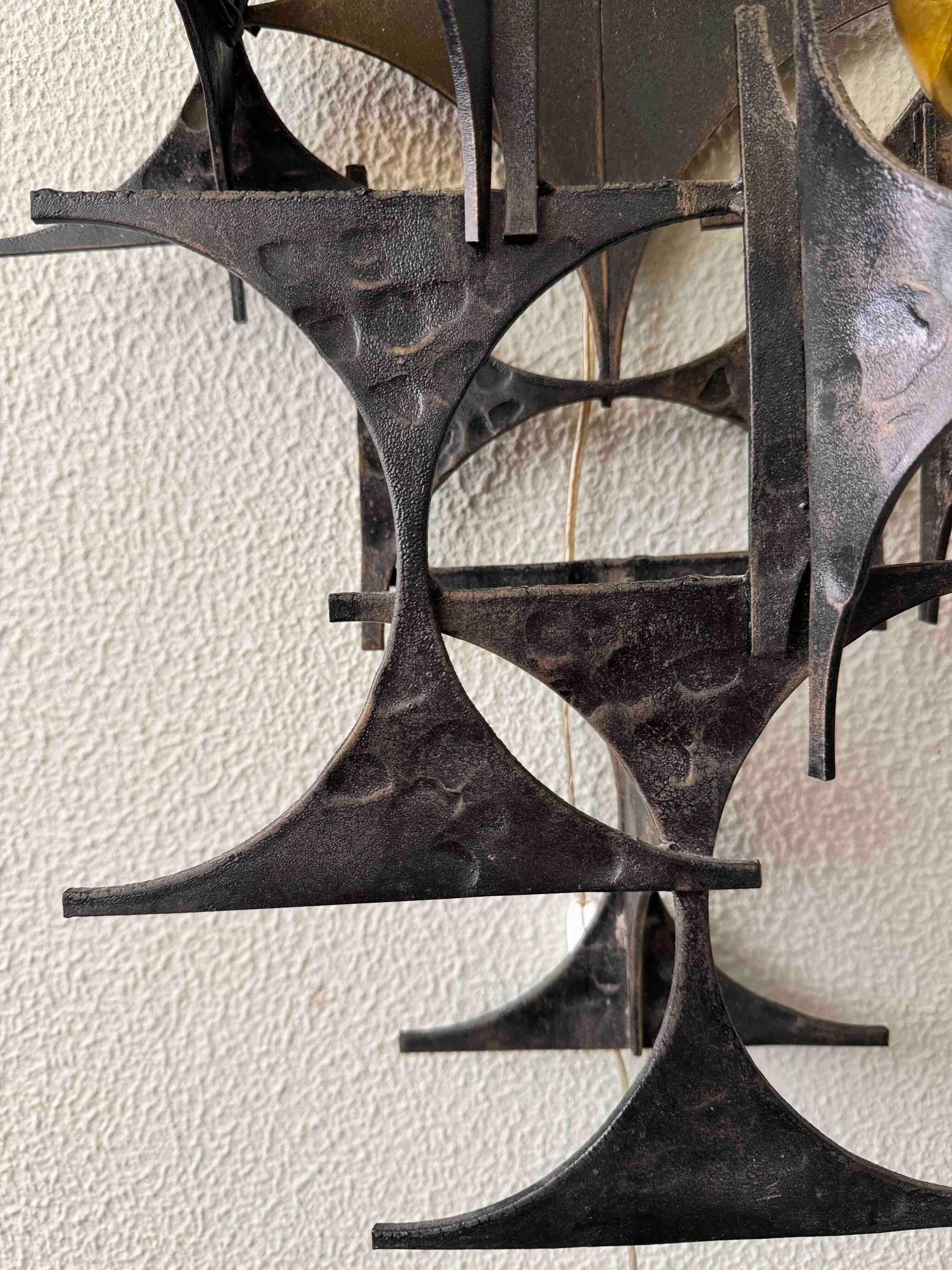 Applique brutaliste de Marc Weinstein, États-Unis, années 1960 en vente 6