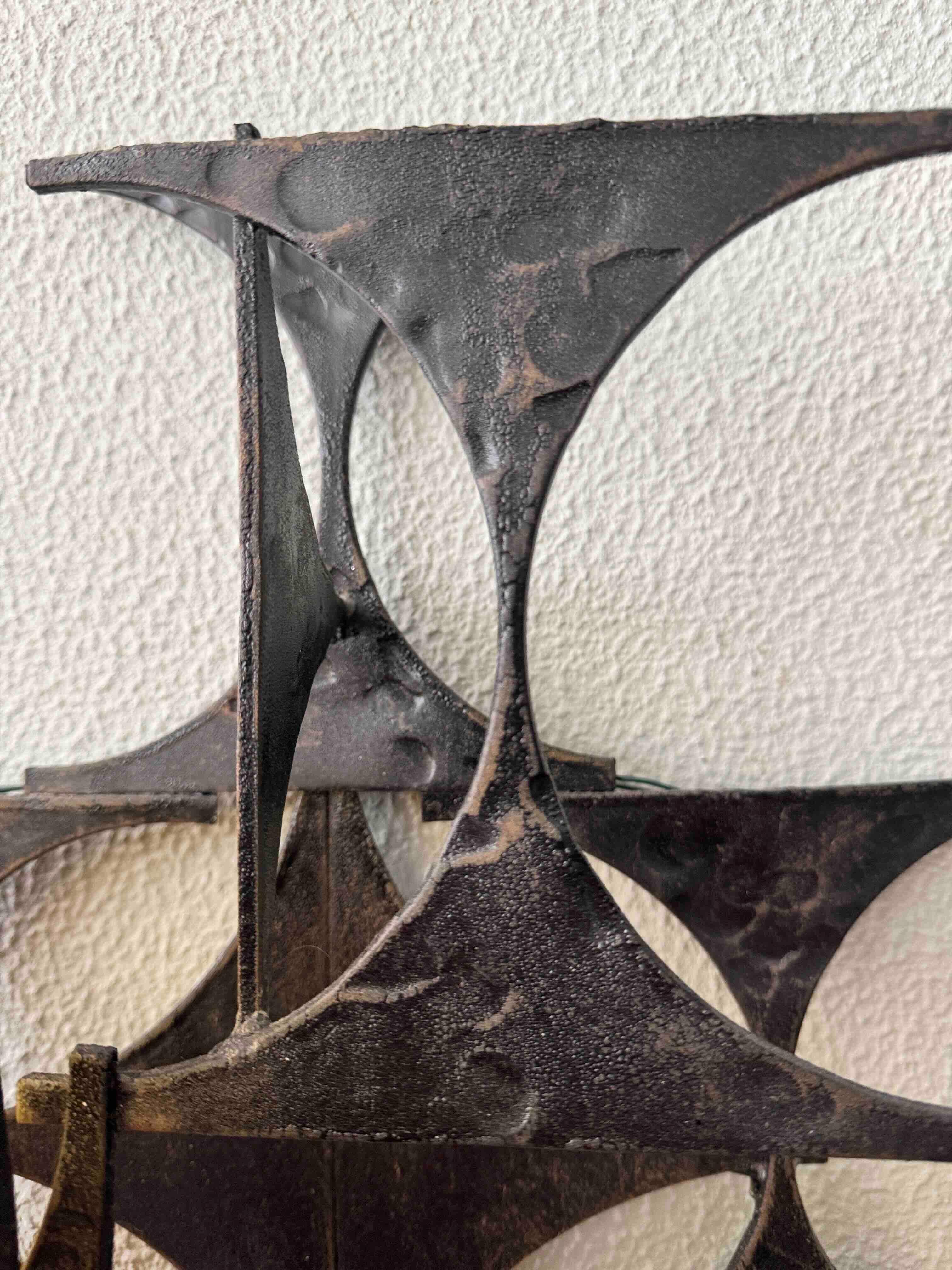 Applique brutaliste de Marc Weinstein, États-Unis, années 1960 en vente 8