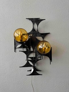 Brutalist Sconce by Marc Weinstein, USA 1960’s