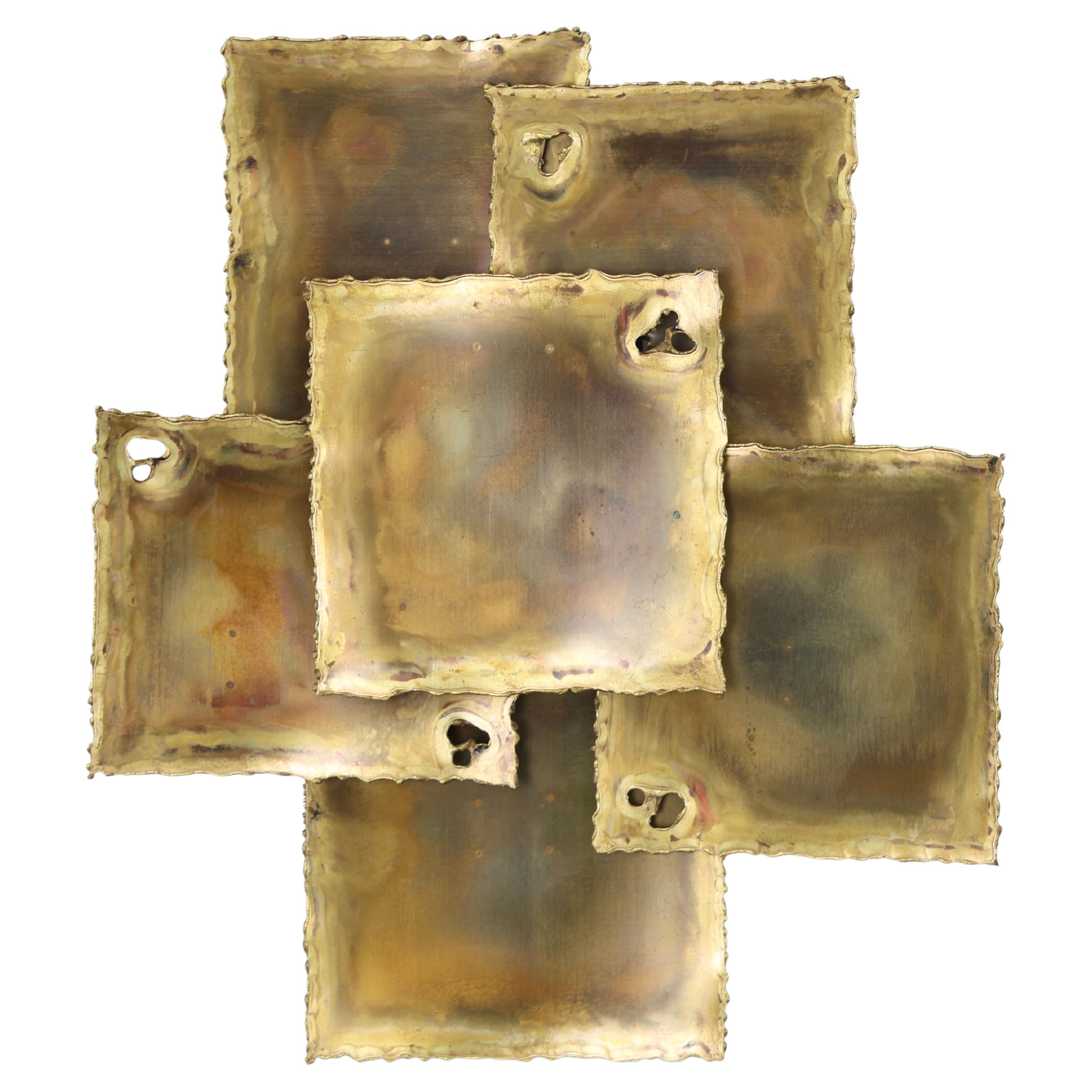 Brutalist Sconce designed by Svend Aage Holm Sorensen, 1960s, Denmark For Sale