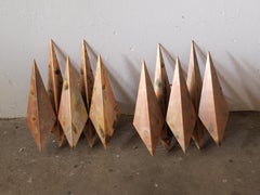 Appliques brutalistes "Five Diamond" de Svend Aage Holm Sørensen
