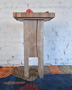 Brutalist Sculpted Butcher Block Island Cutting Board