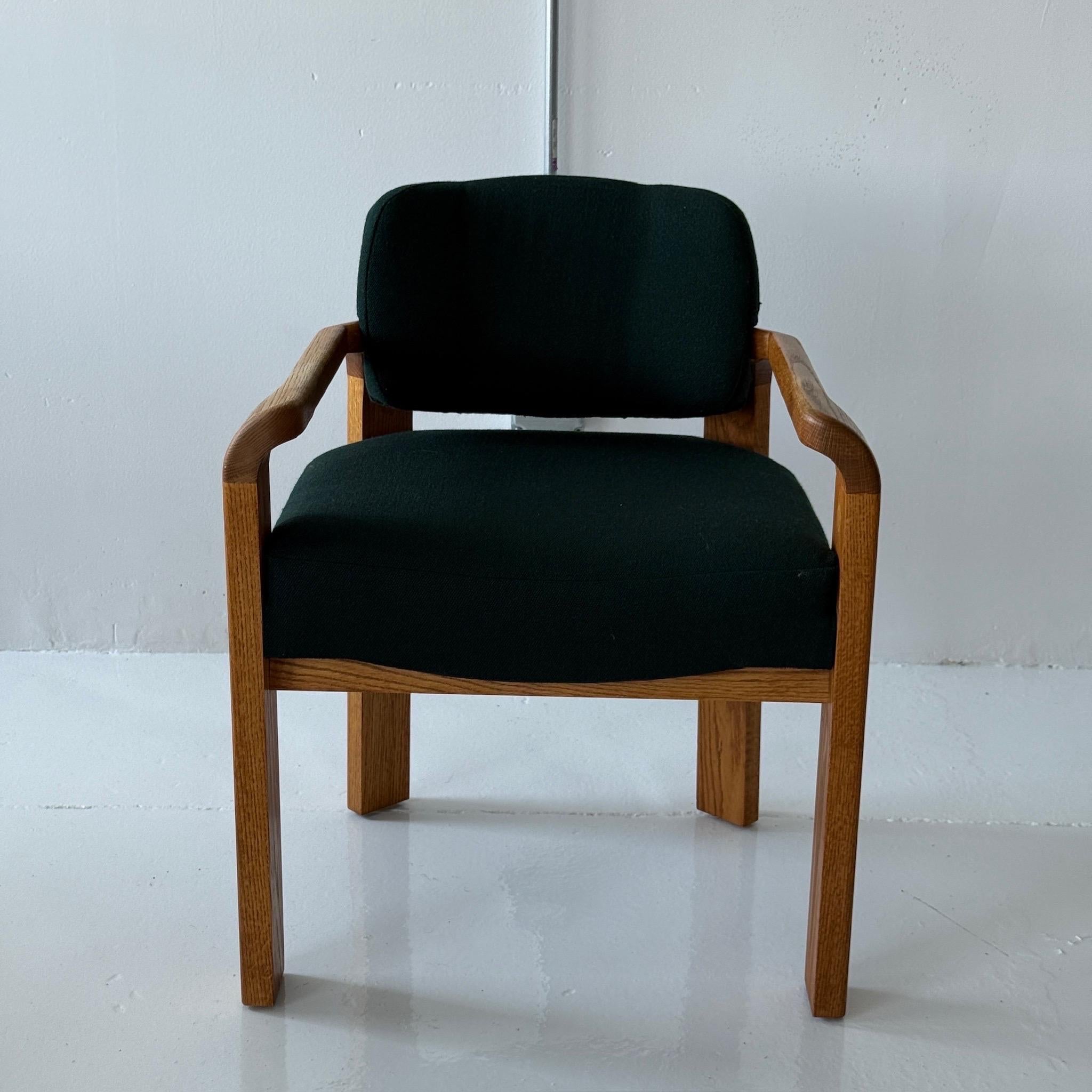 Brutalistische skulpturale Esszimmerstühle von Lou Hodges für Generation 80 im Angebot 2