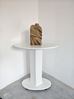 Brutalist Sculptural Art Ceramic Vase, Yugoslavia 1980s