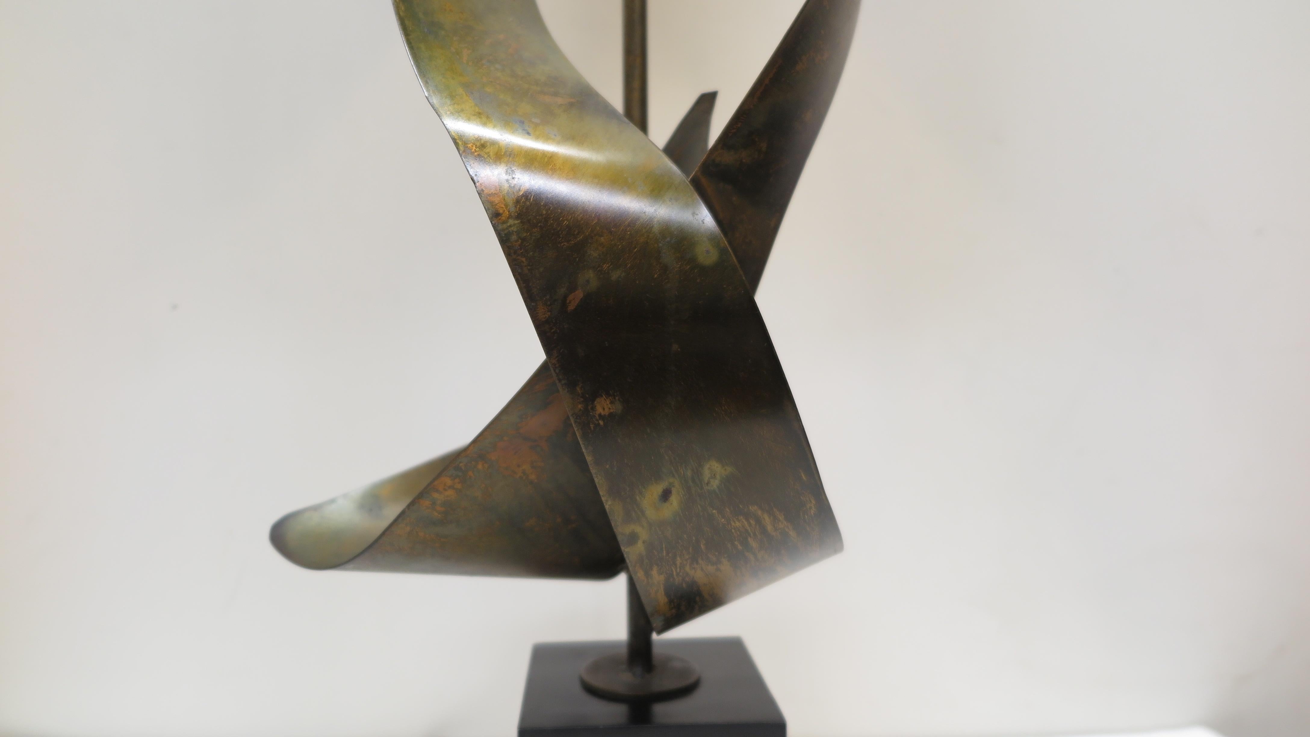 Mid-20th Century Brutalist Sculptural Lamp Richard Barr for Laurel For Sale
