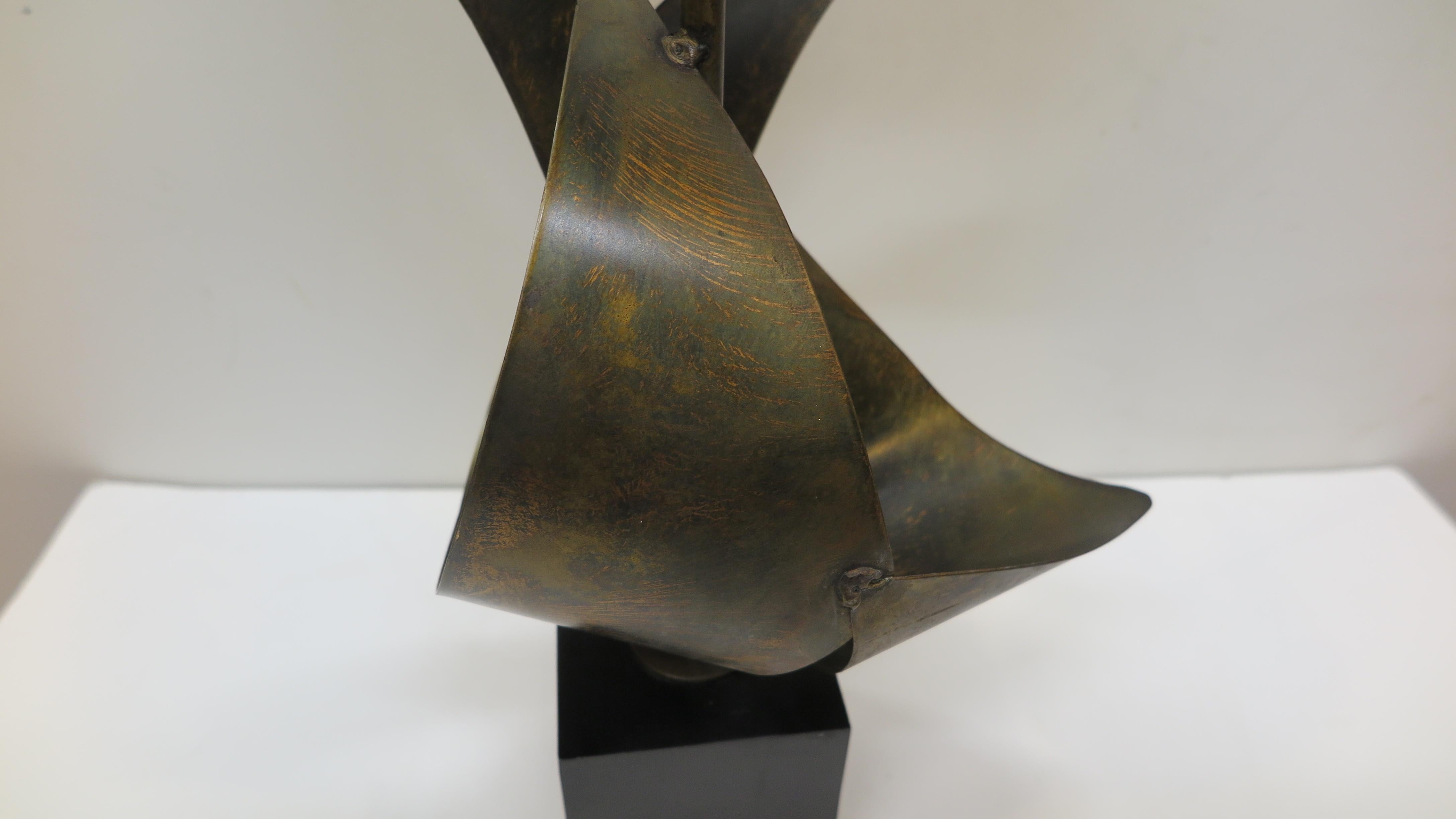 Skulpturale brutalistische Lampe Richard Barr für Laurel (Stahl) im Angebot