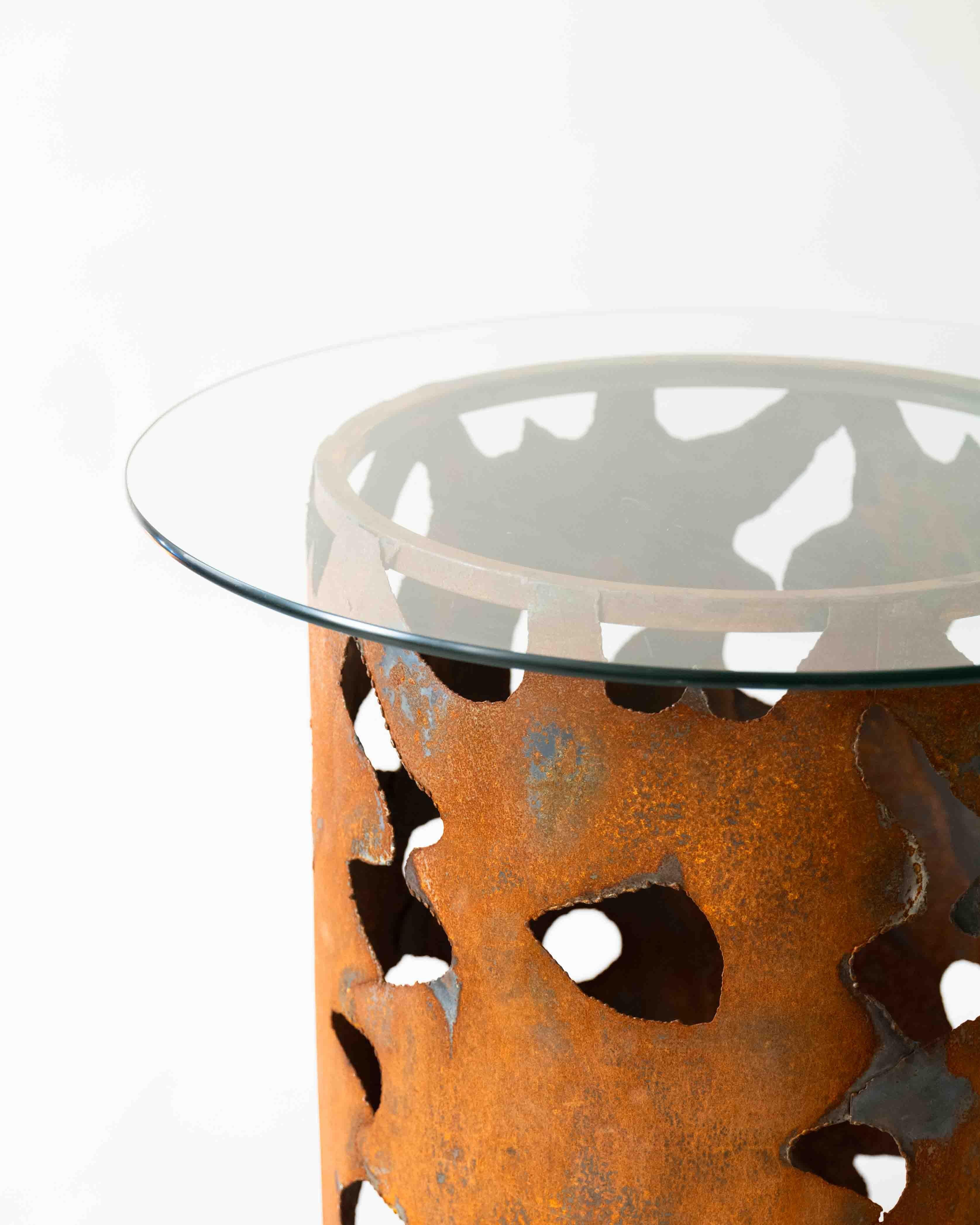 Américain Table d'appoint sculpturale brutaliste en vente