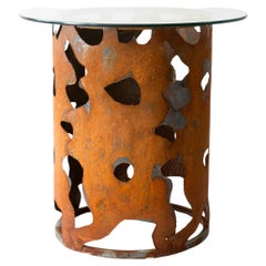 Brutalist Sculptural Side Table