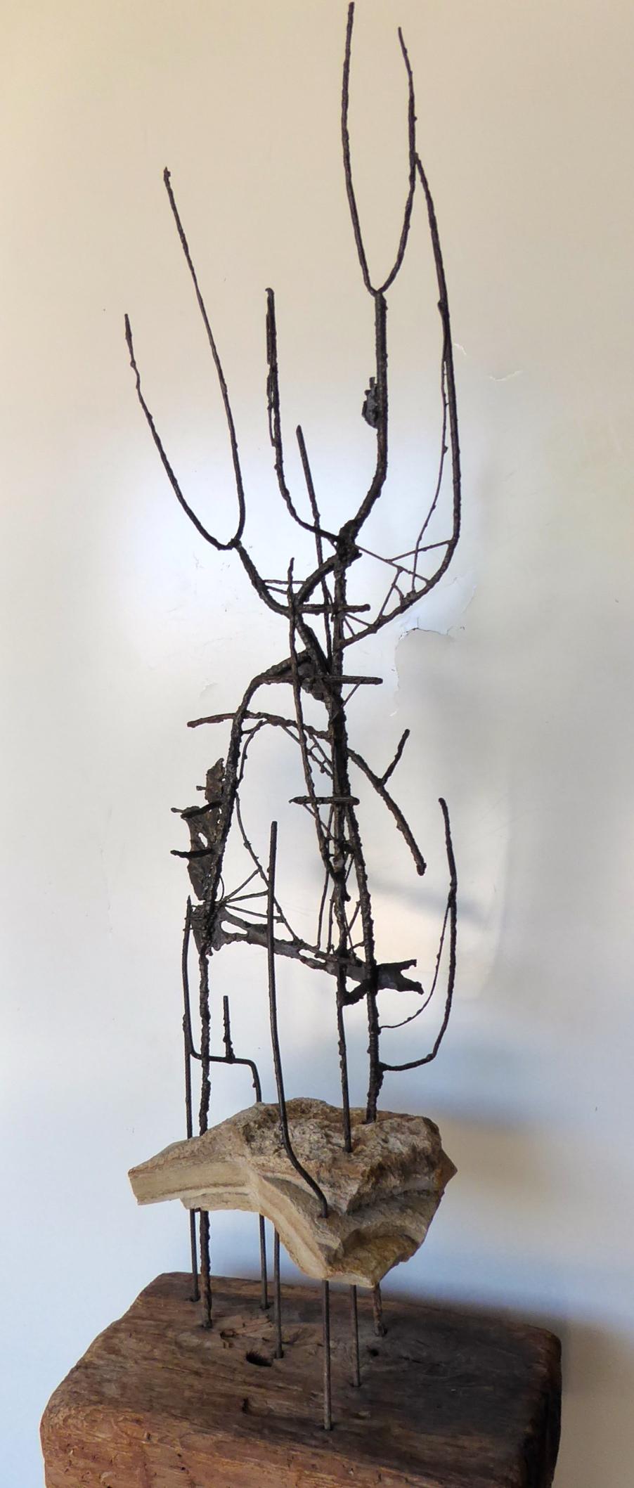 Brutalist Sculpture Attributed to American Artist Jack Cartlidge For Sale 4