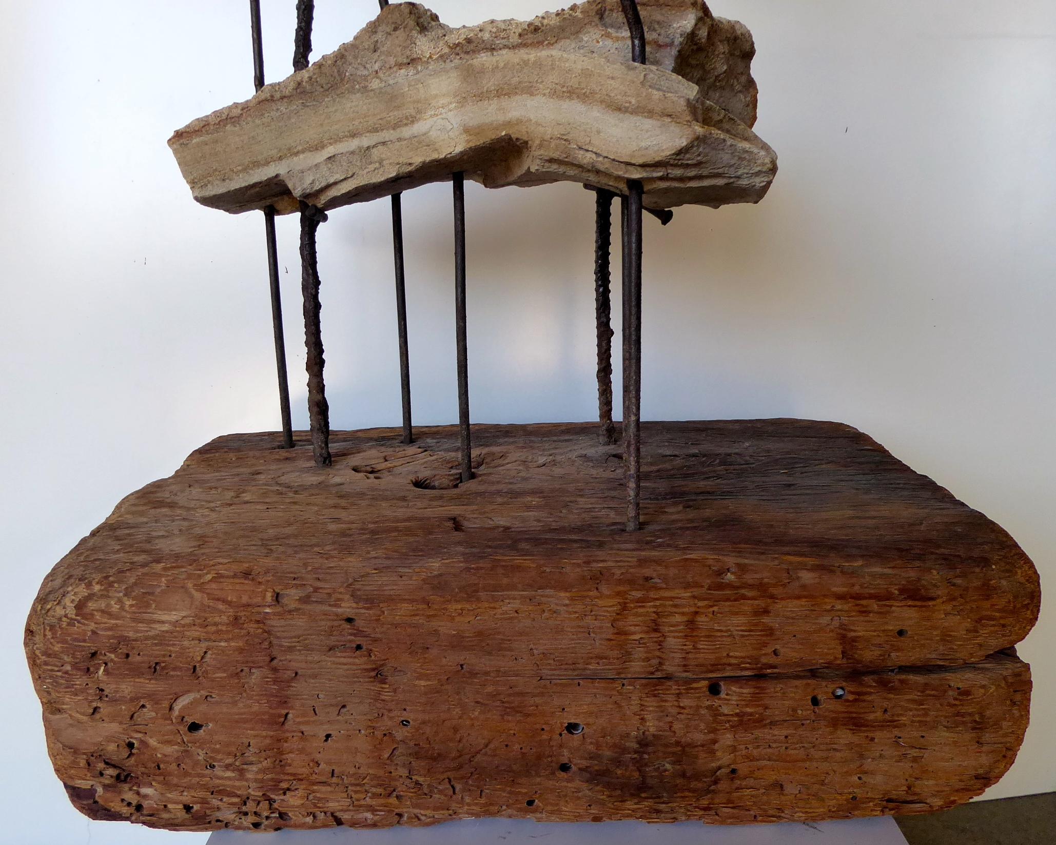 Mid-20th Century Brutalist Sculpture Attributed to American Artist Jack Cartlidge For Sale