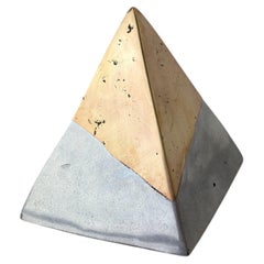 Brutalist sculpture by Ardisur, bookend in bronze, Spain 1970's