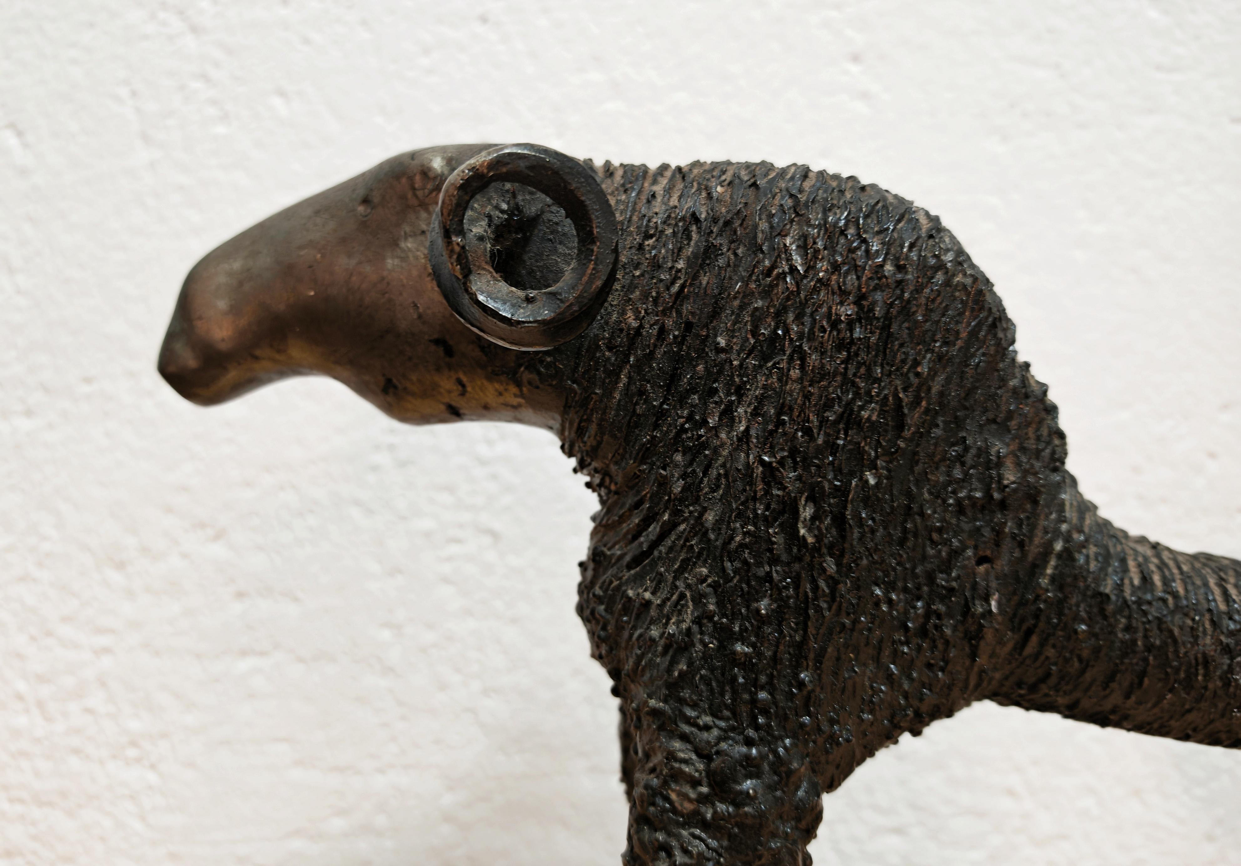 Brutalist sculpture 