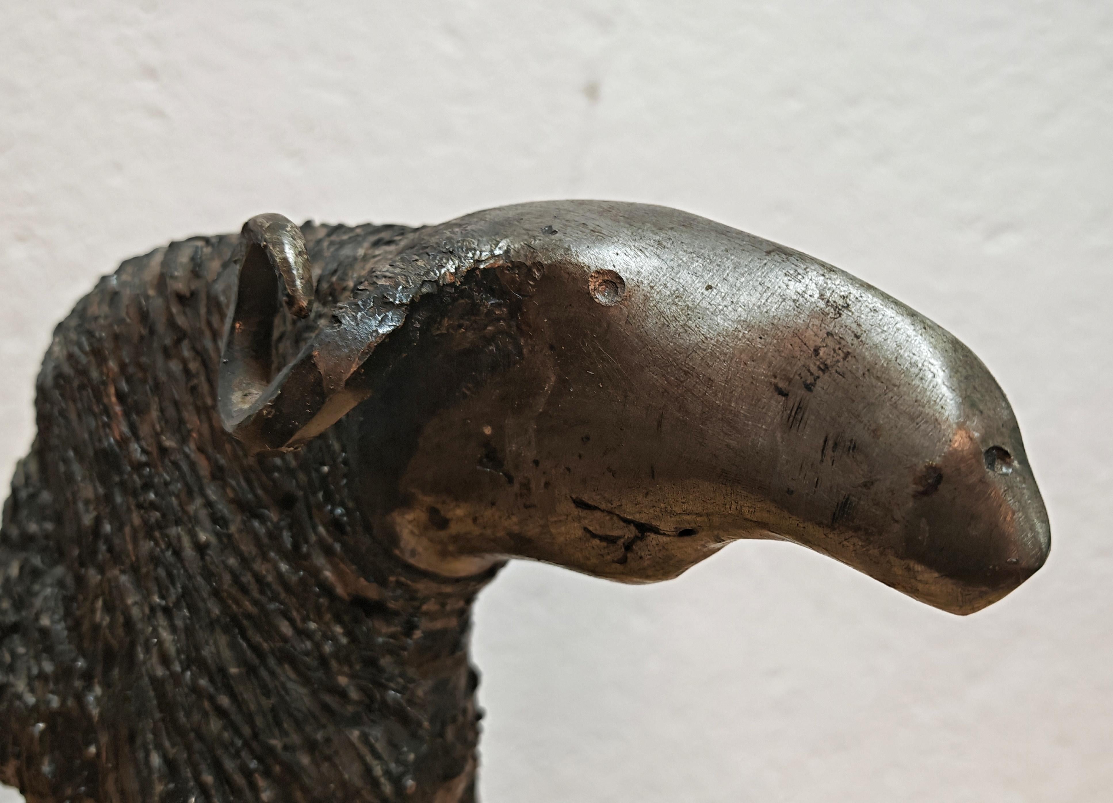 Brutalist sculpture 