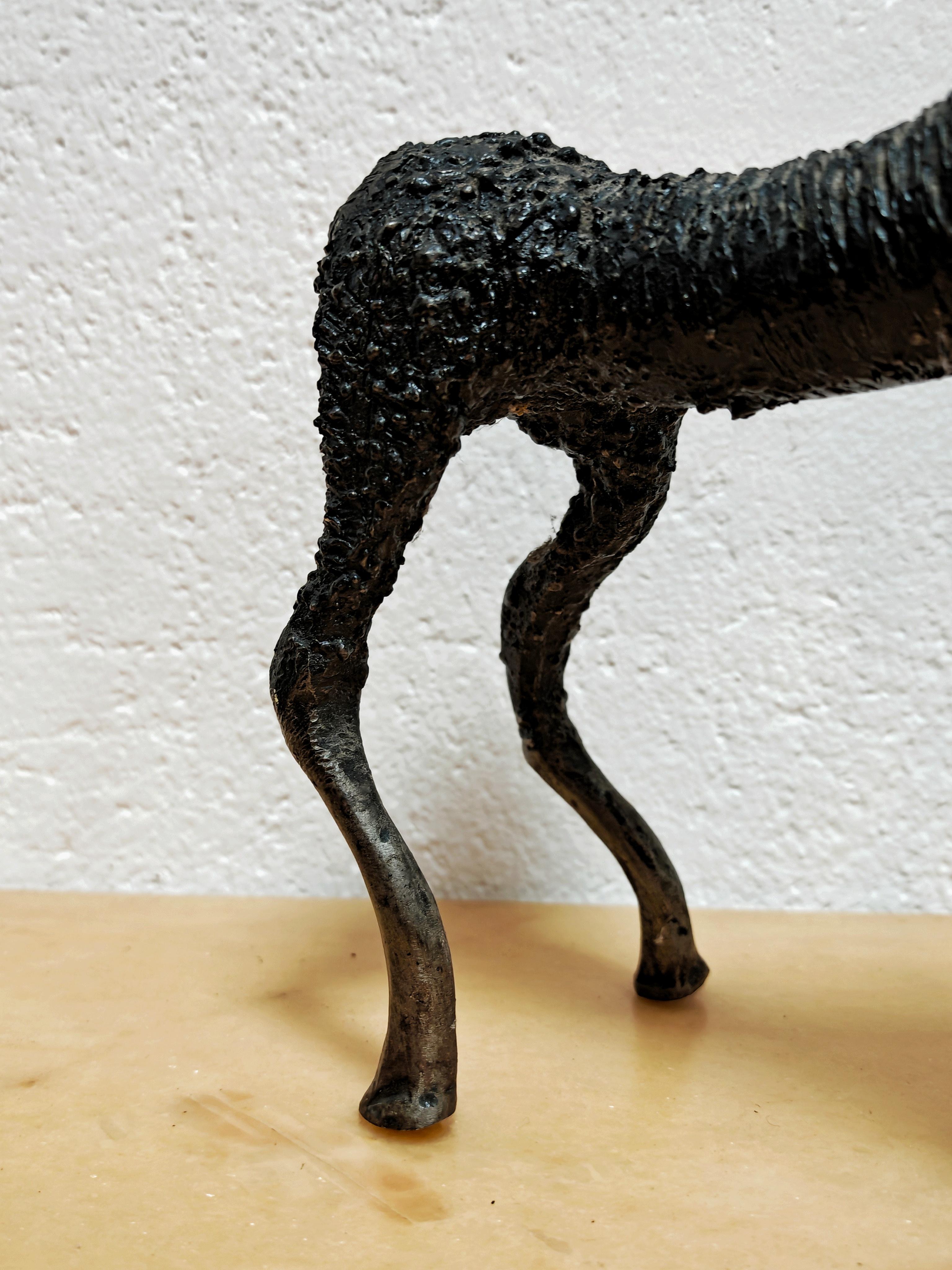 Wrought Iron Brutalist sculpture 