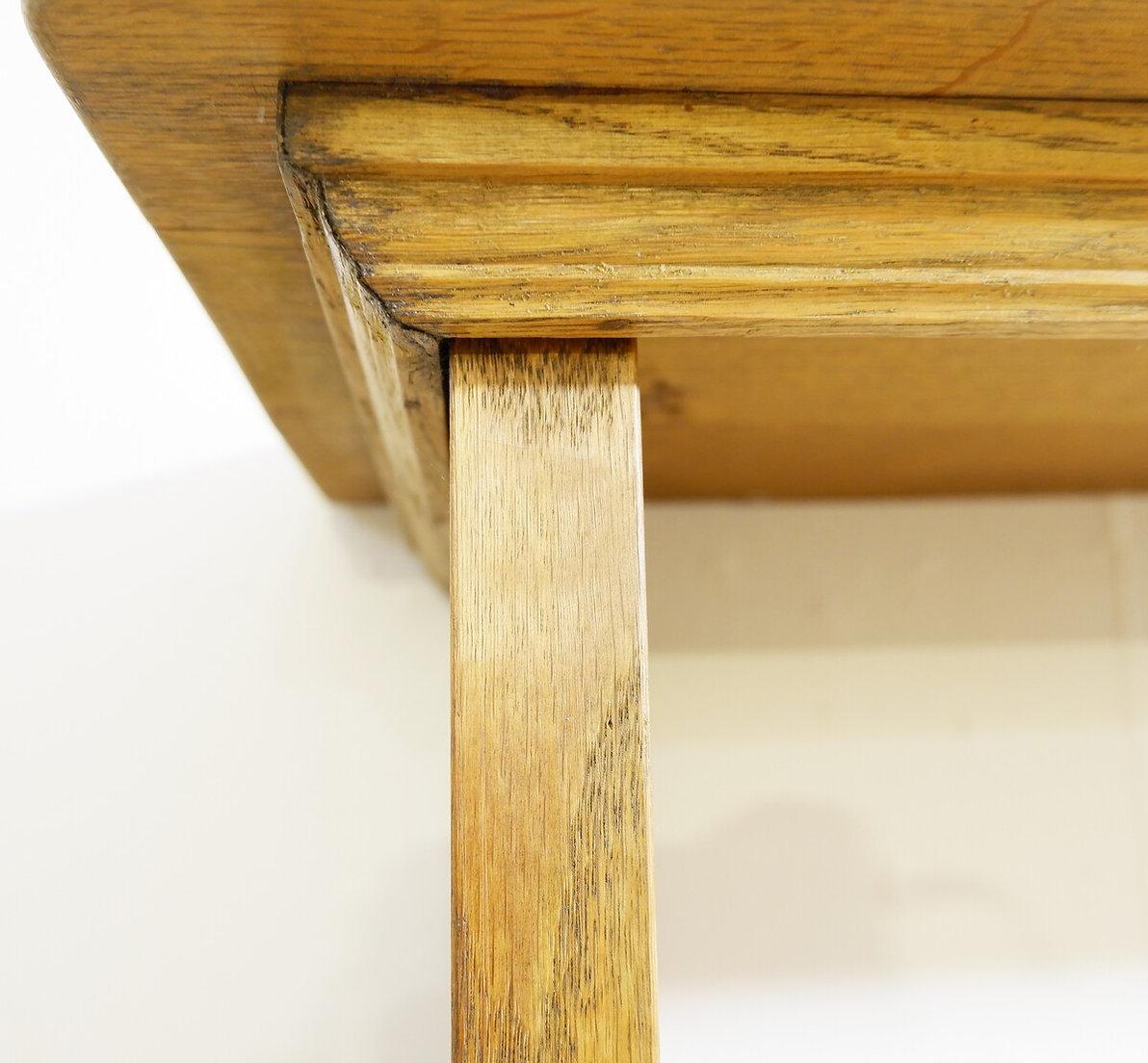 Brutalist shelf in solid wood - 1950s For Sale 5