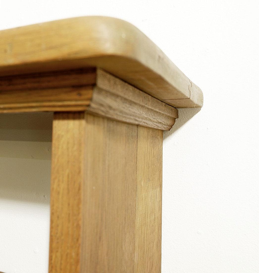 Brutalist shelf in solid wood - 1950s For Sale 6