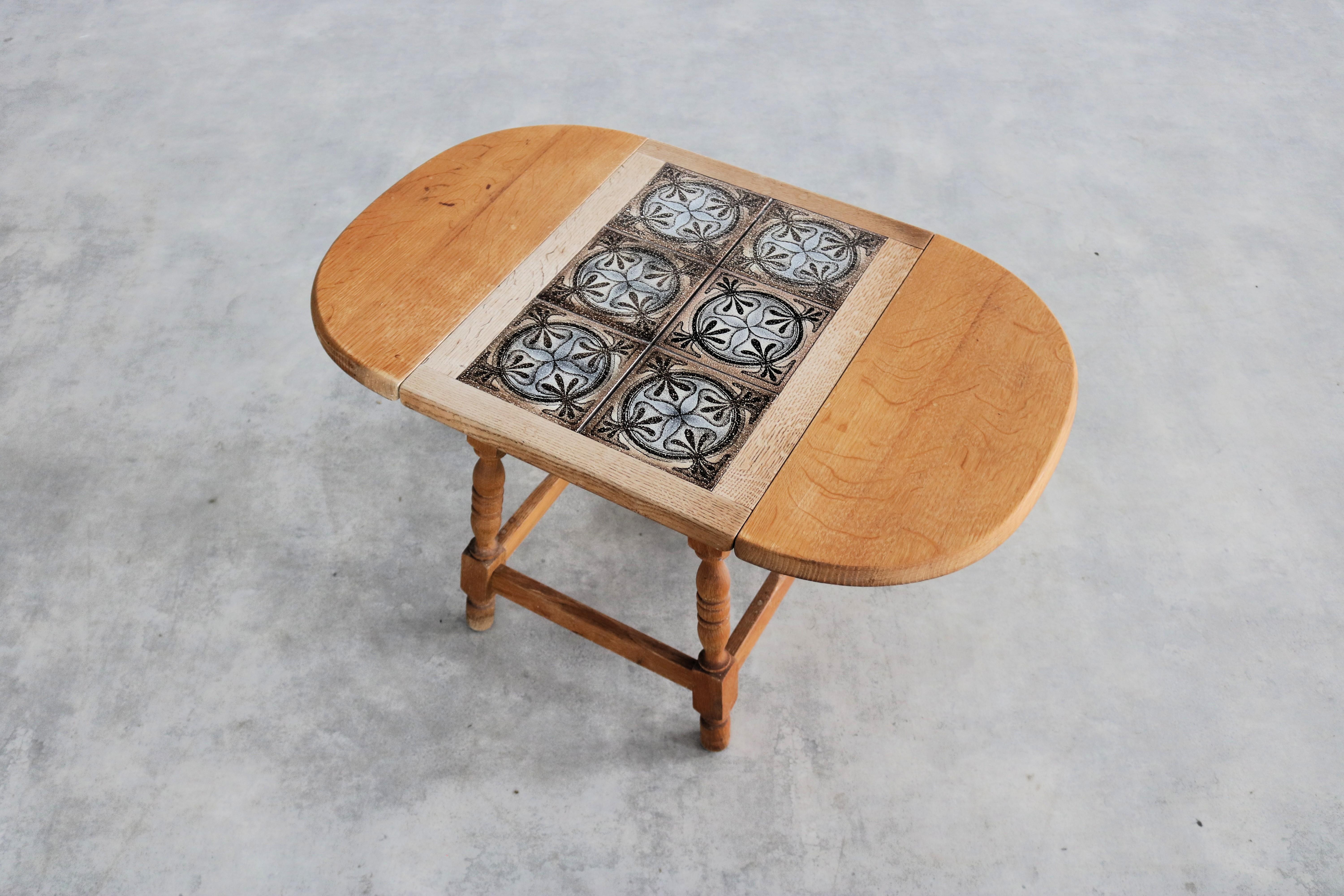 Brutalist side table  small table  1960s  Danish For Sale 1